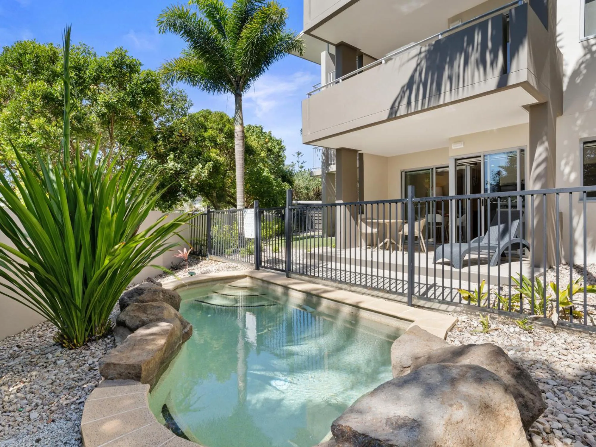 Swimming pool in The Sand Resort Kingscliff - Holiday Management Co.