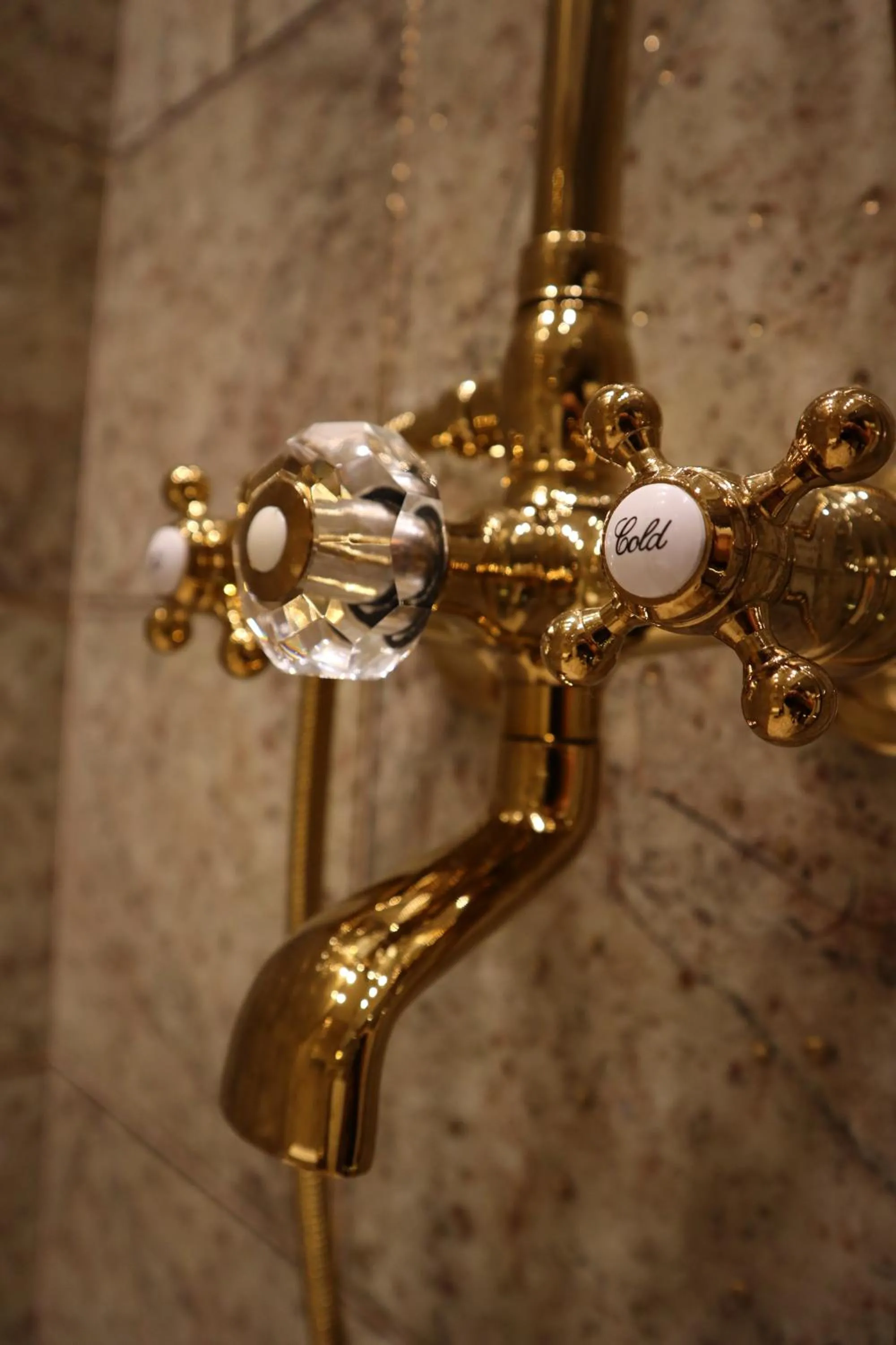 Bathroom in HIDDEN BANK: Golden