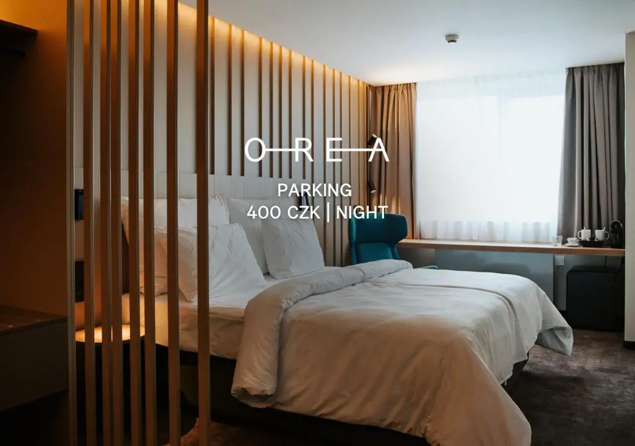 Bed in OREA Hotel Pyramida Praha Bed in OREA Hotel Pyramida Praha