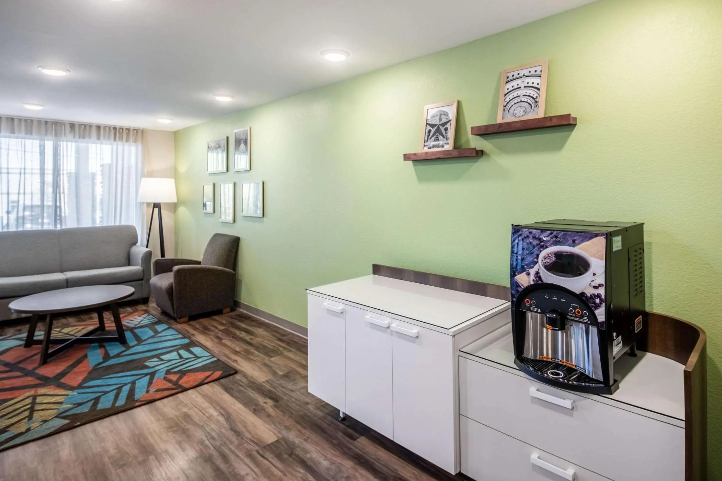 Lobby or reception in WoodSpring Suites Round Rock-Austin North