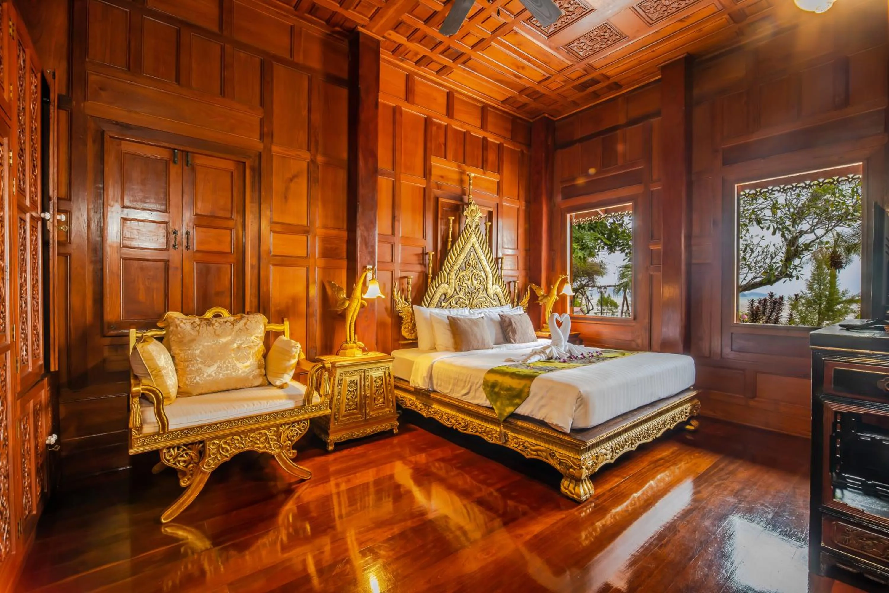 Bedroom, Bed in Royal Thai Villa Phuket - SHA Extra Plus