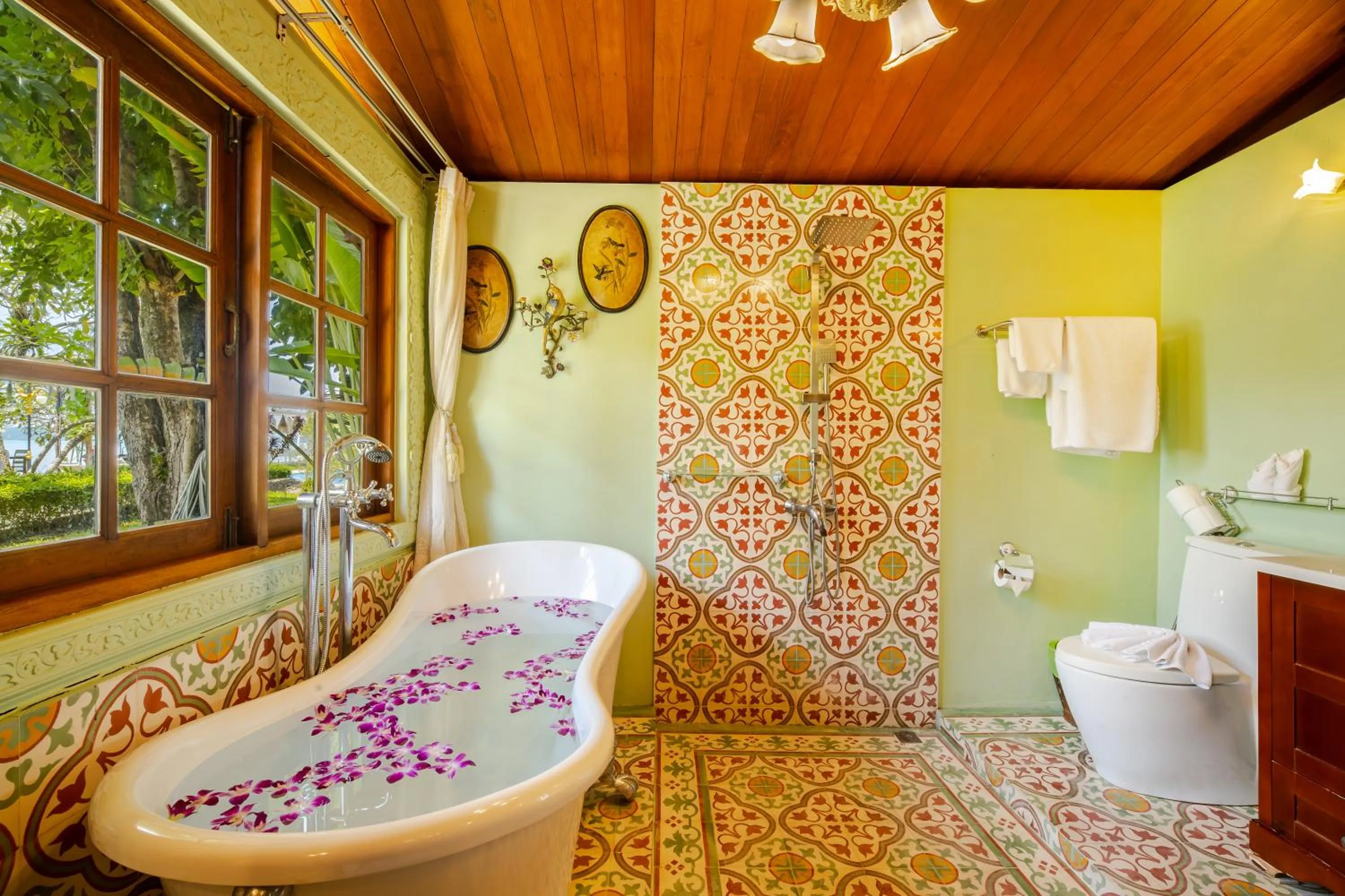 Shower in Royal Thai Villa Phuket - SHA Extra Plus