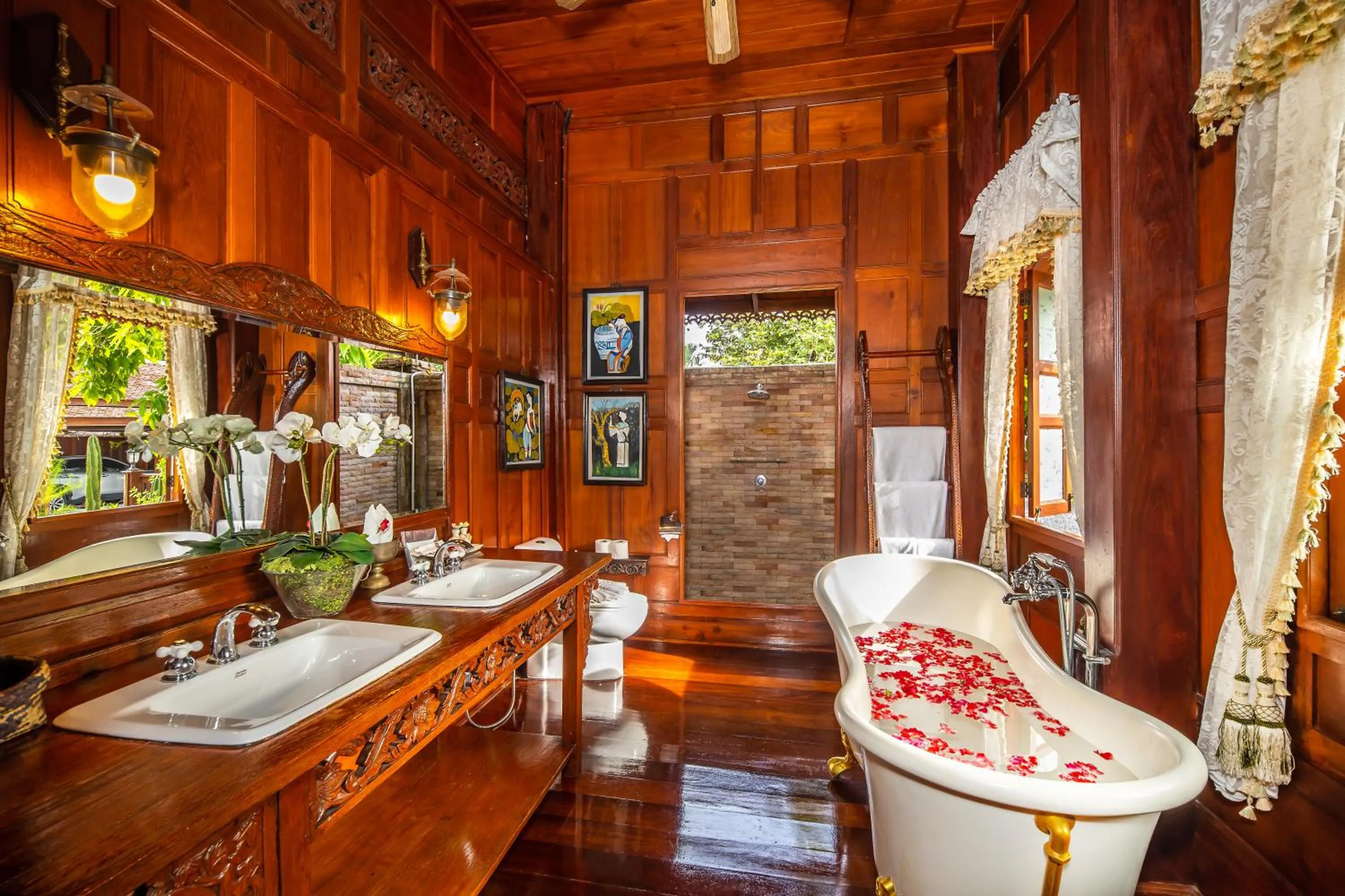 Shower in Royal Thai Villa Phuket - SHA Extra Plus