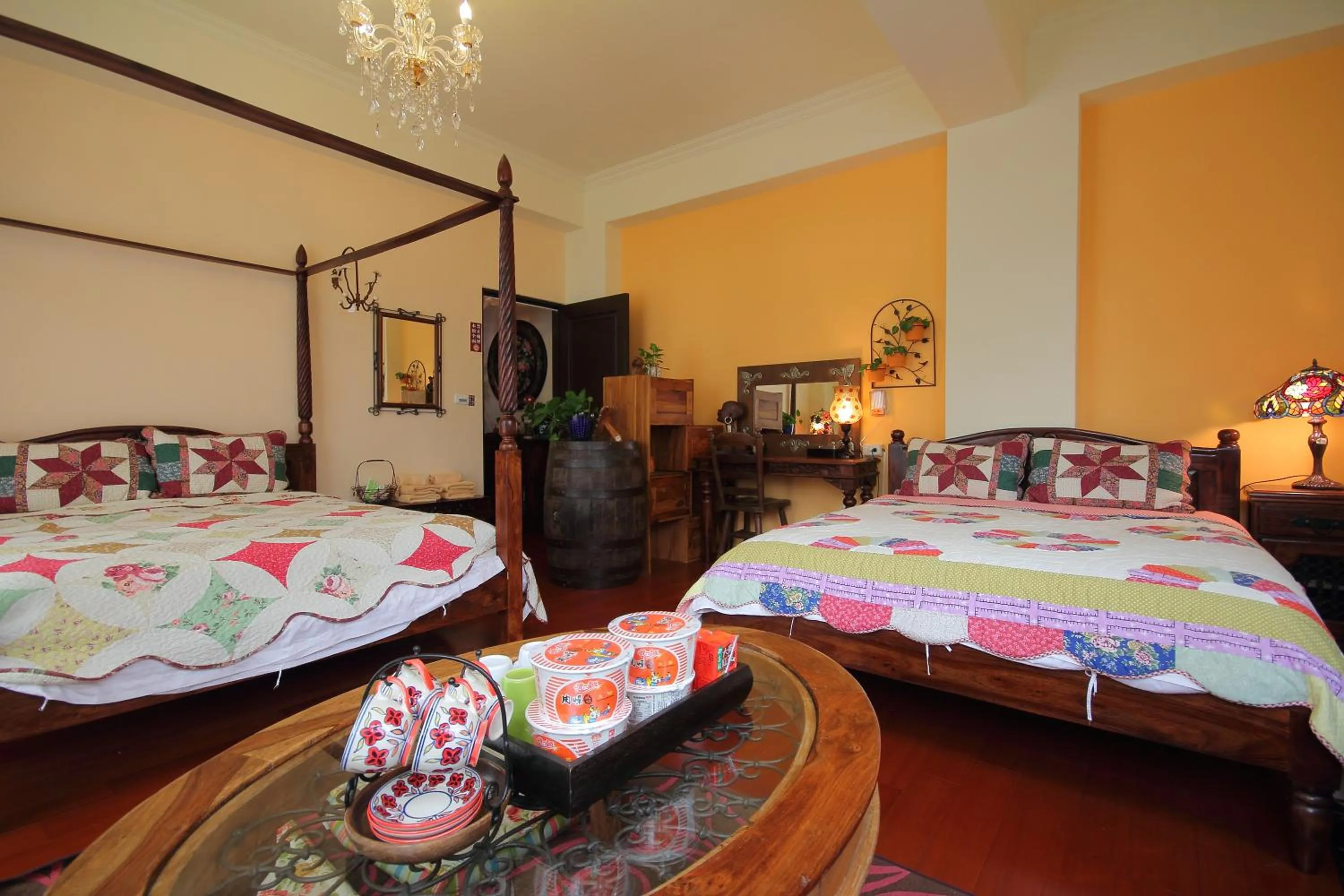 Seating area in Hualien Paris Home B&B