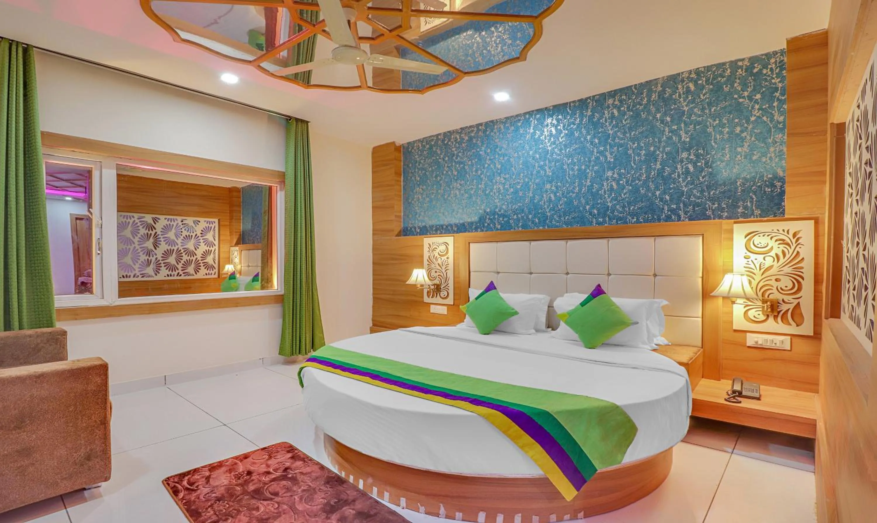 Bedroom, Bed in Treebo Tropical Roots, Bhupatwala Haridwar