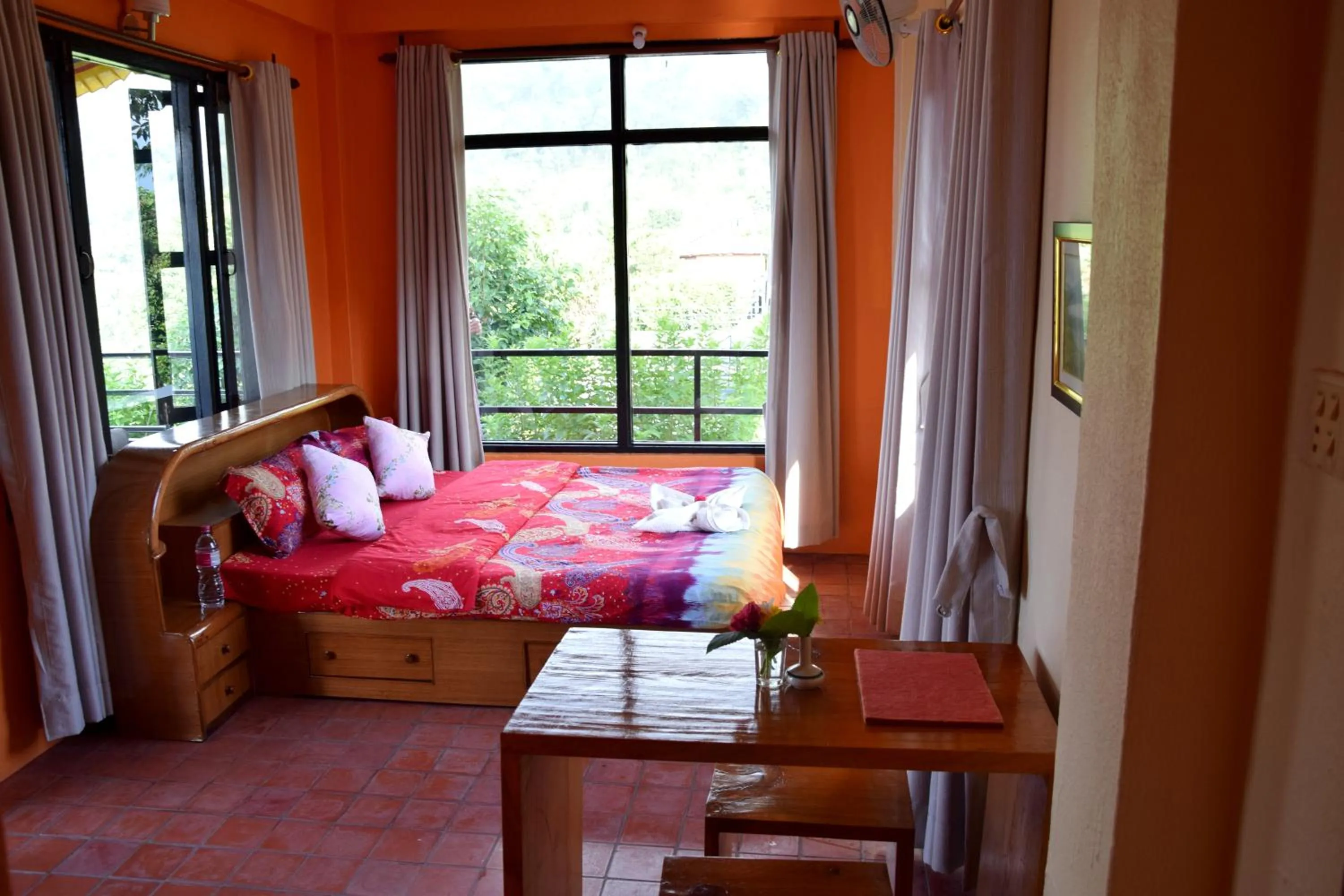 Photo of the whole room, Bed in Siddhartha Garden Ayurveda