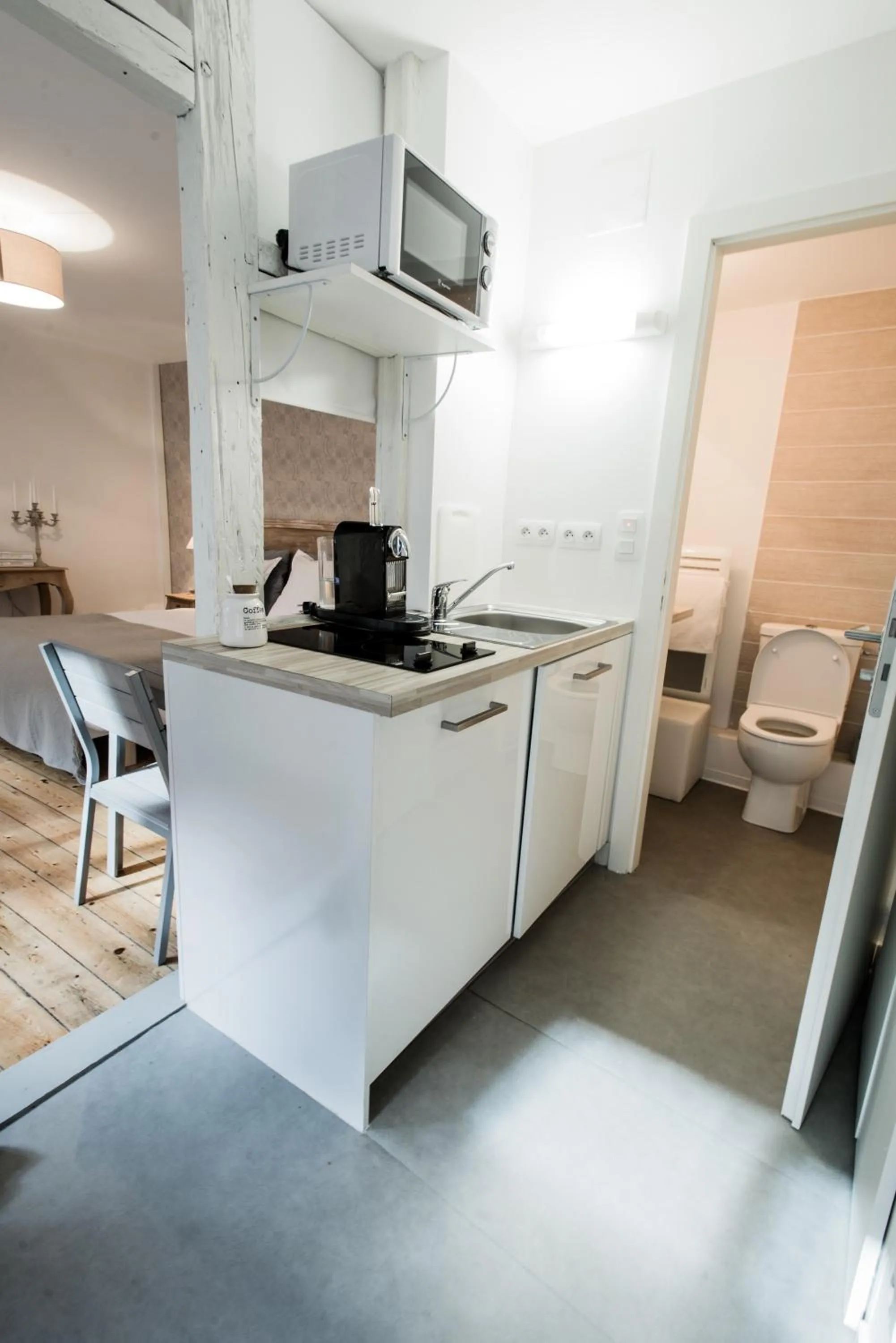 Kitchen or kitchenette in Appartements Orfèvres Cathédrale
