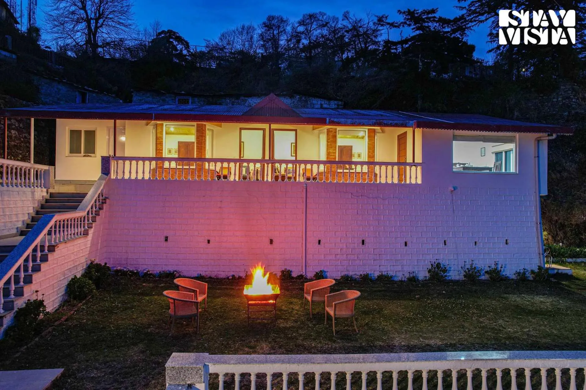 Two-Bedroom Villa in StayVista at Albert Estate