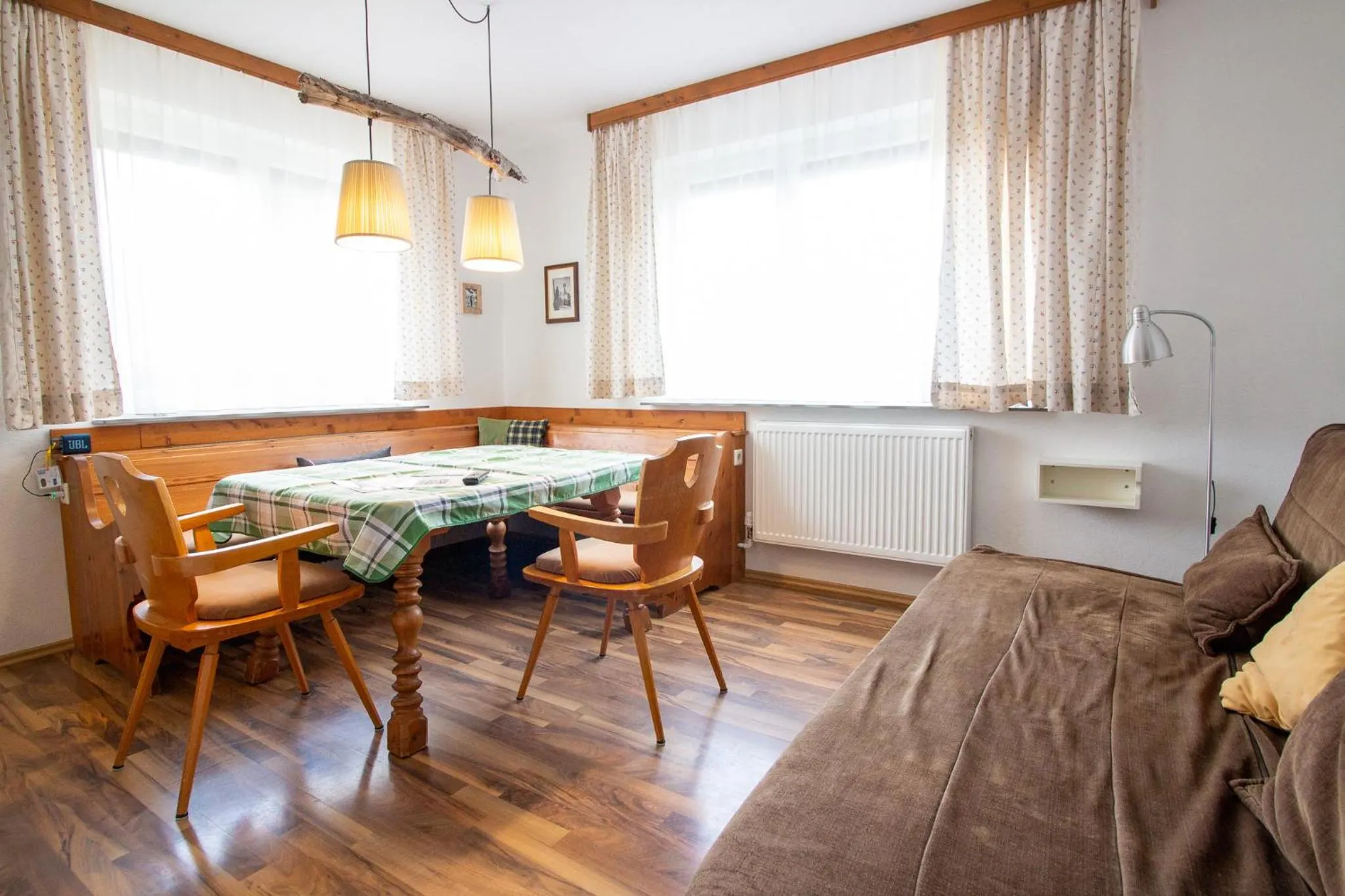 Seating area in Haus Kinspergher