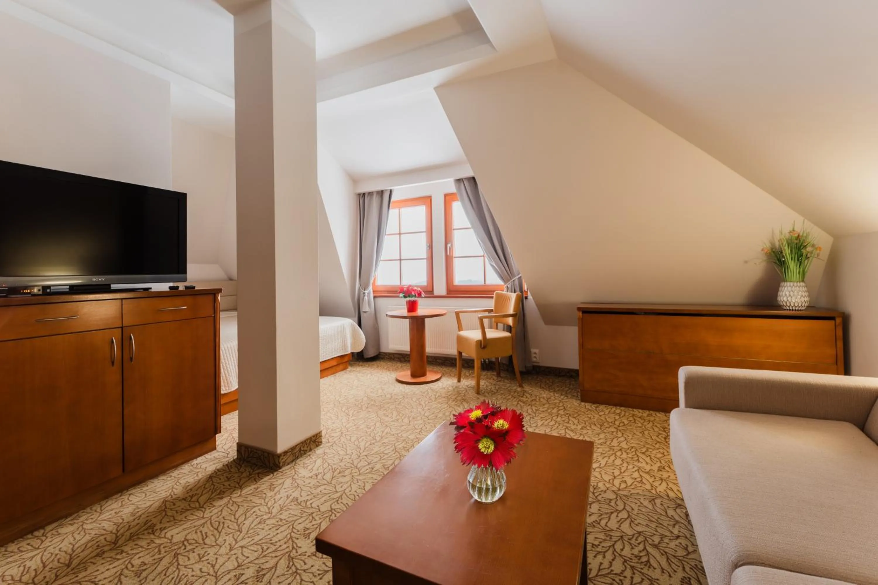 Living room in Hotel VÍTKOVA HORA