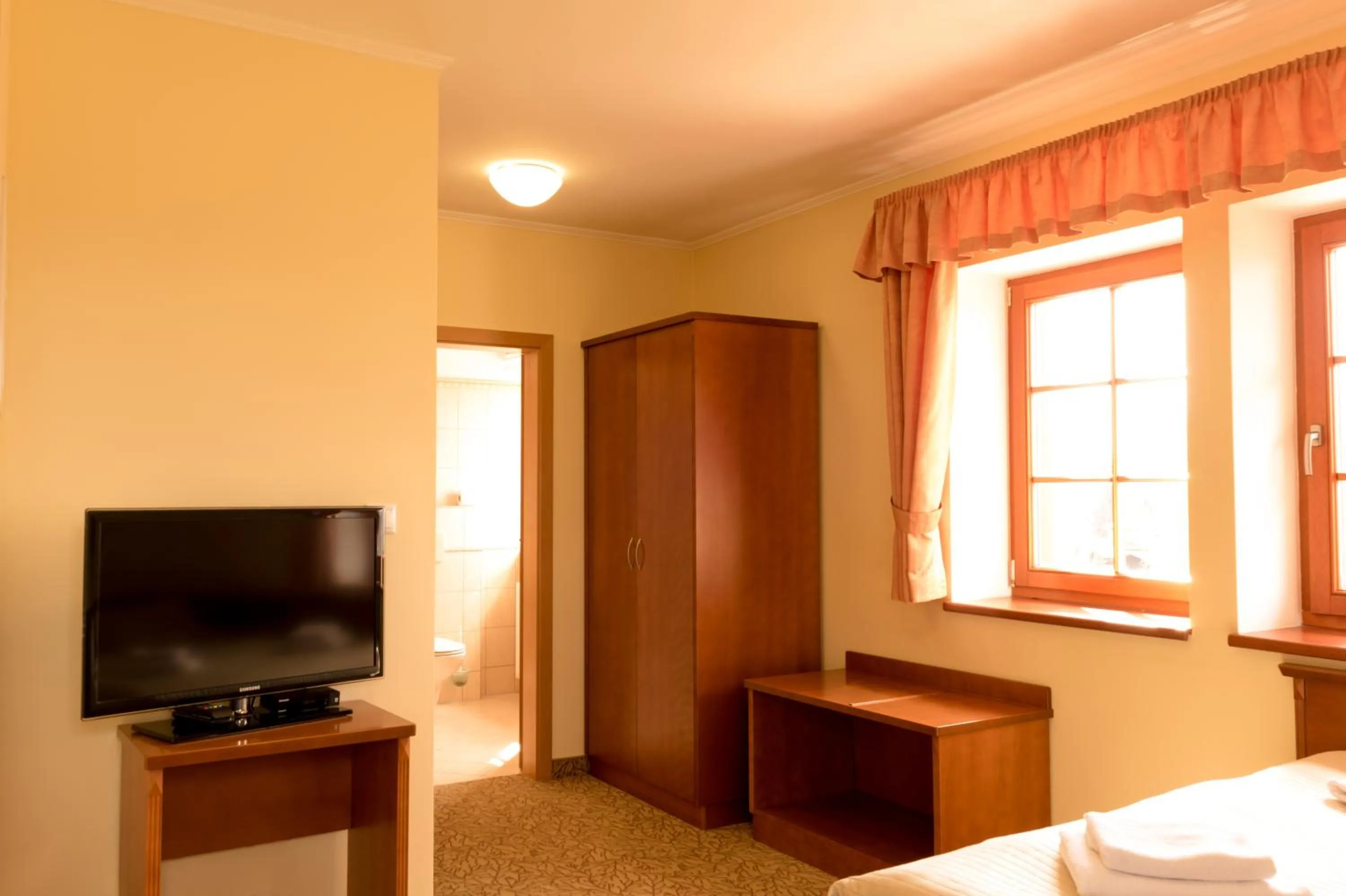 Bedroom, Bed in Hotel VÍTKOVA HORA