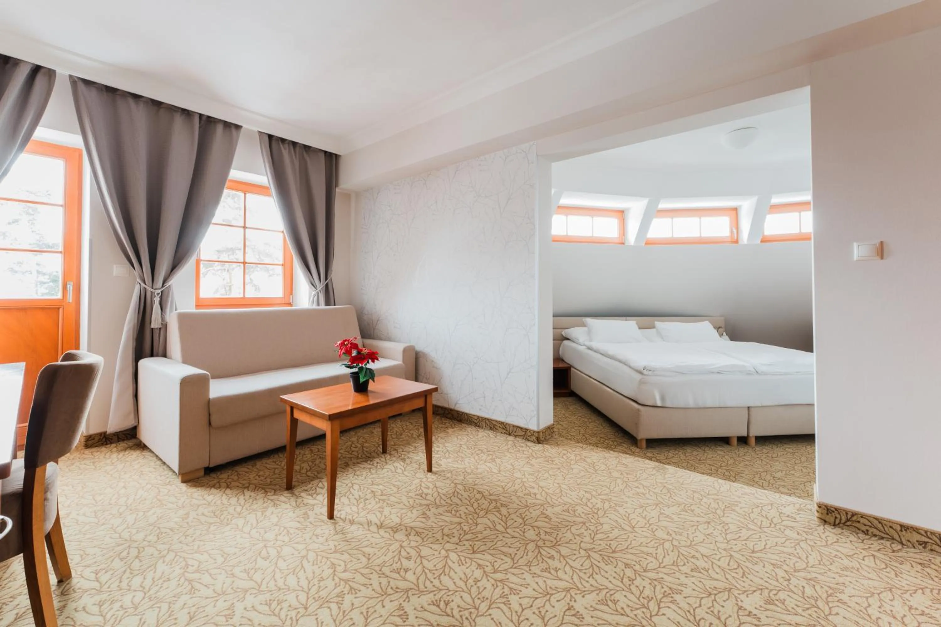 Bed in Hotel VÍTKOVA HORA