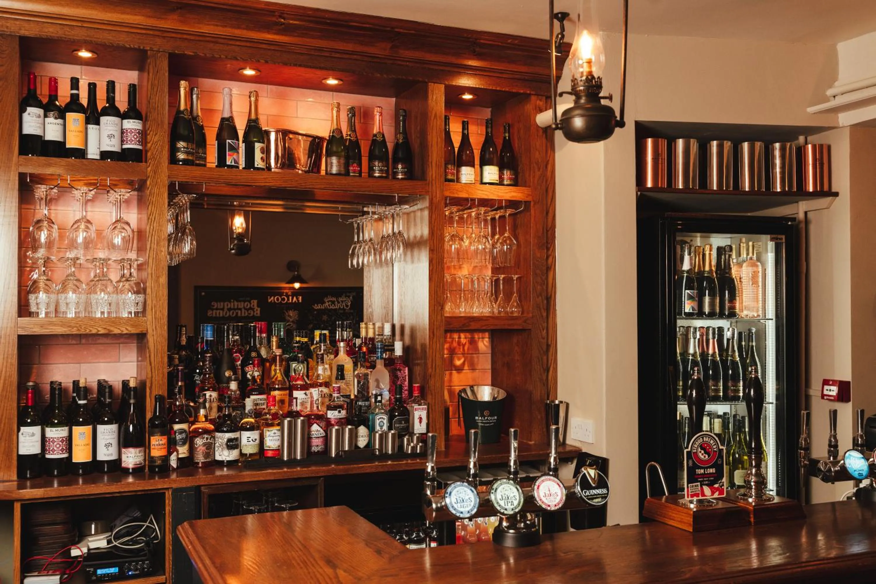 Drinks in The Falcon Inn