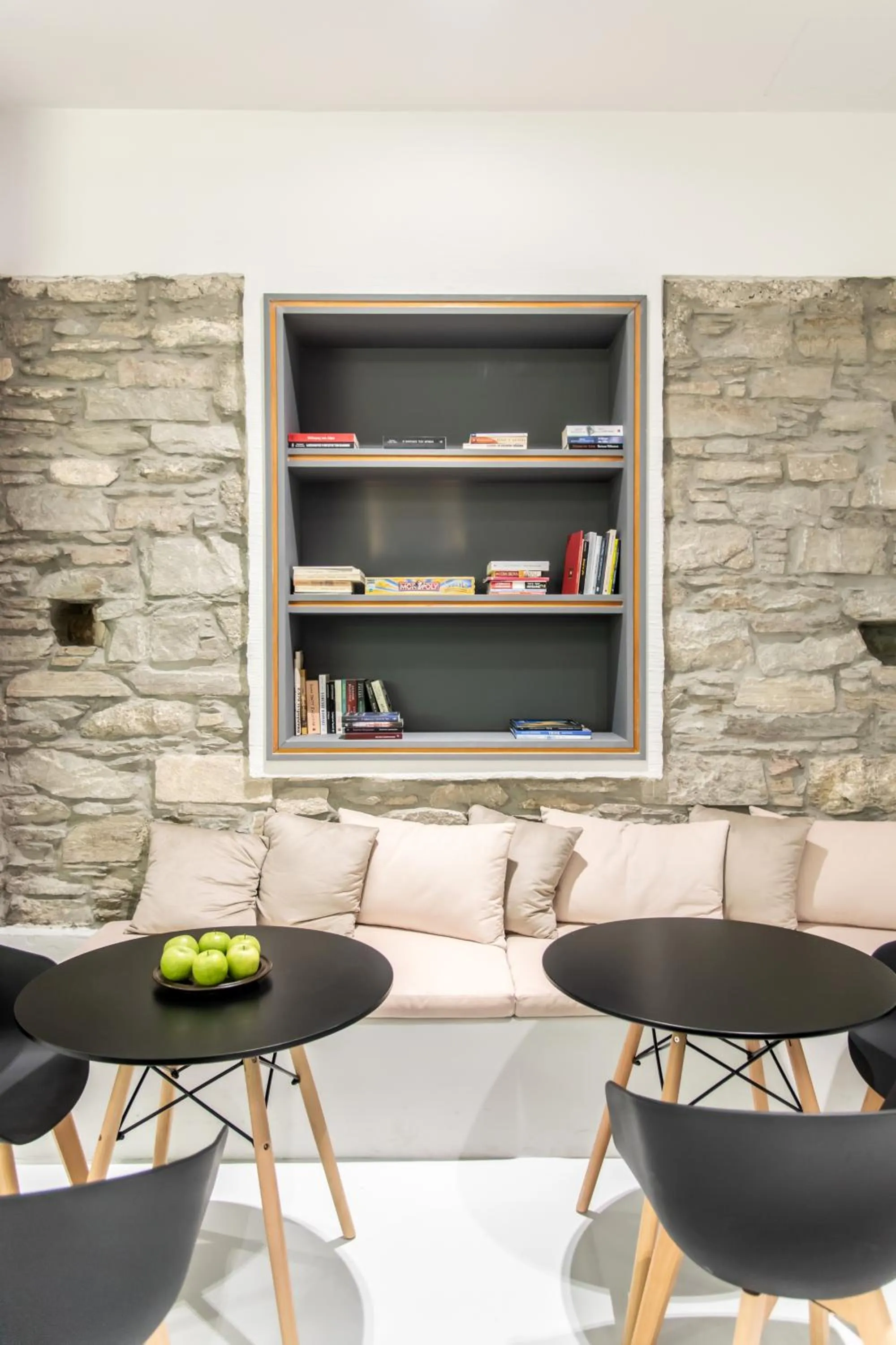 Library in Byzantio City Hotel