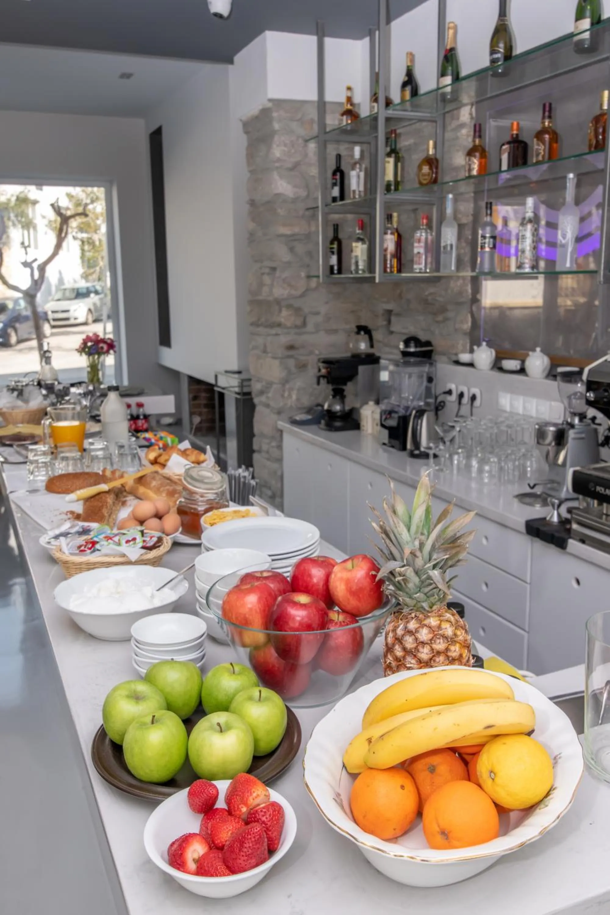 Buffet breakfast in Byzantio City Hotel