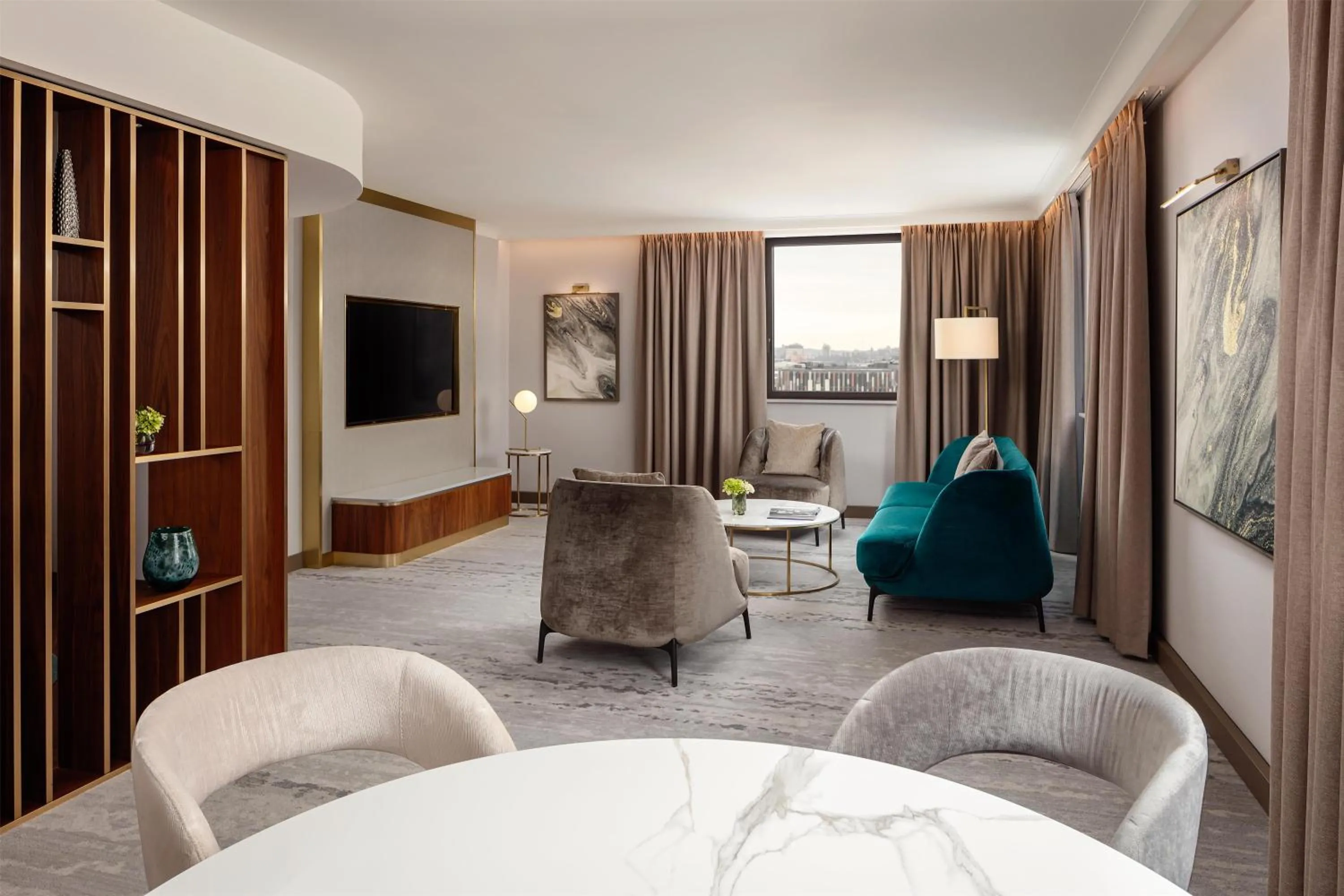 Living room in Hilton Prague Atrium