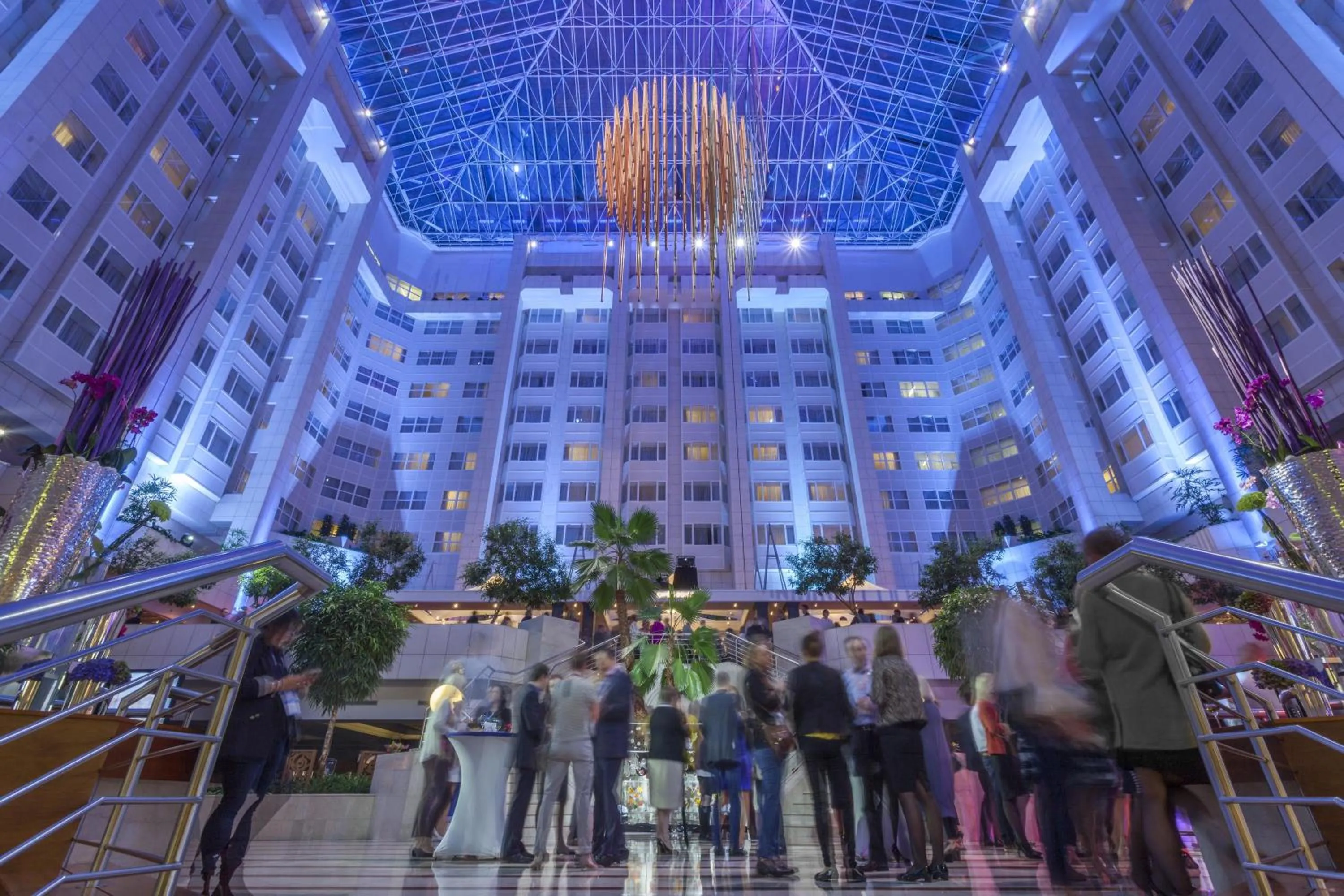 Lobby or reception in Hilton Prague Atrium