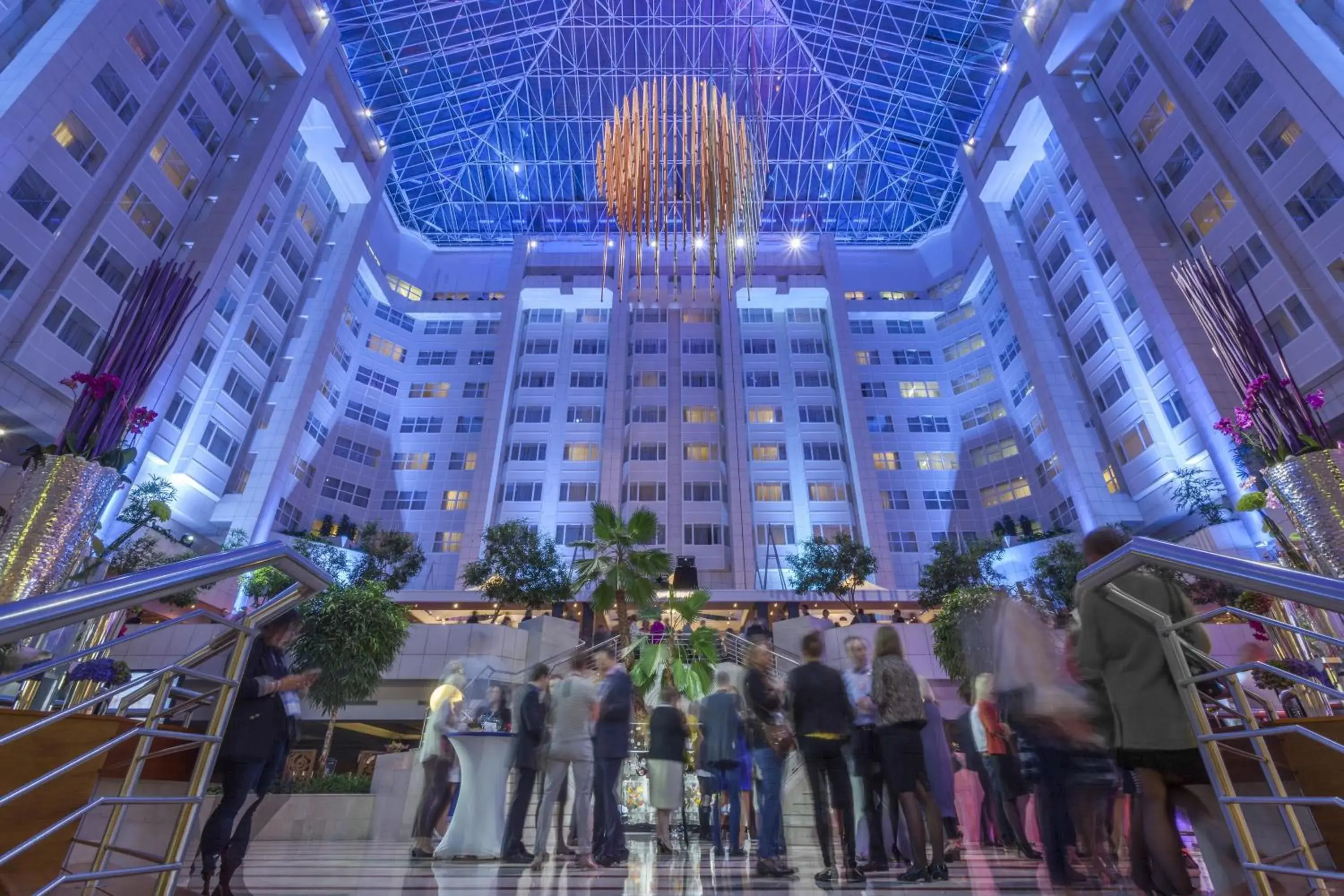 Lobby or reception in Hilton Prague Atrium Lobby or reception in Hilton Prague Atrium