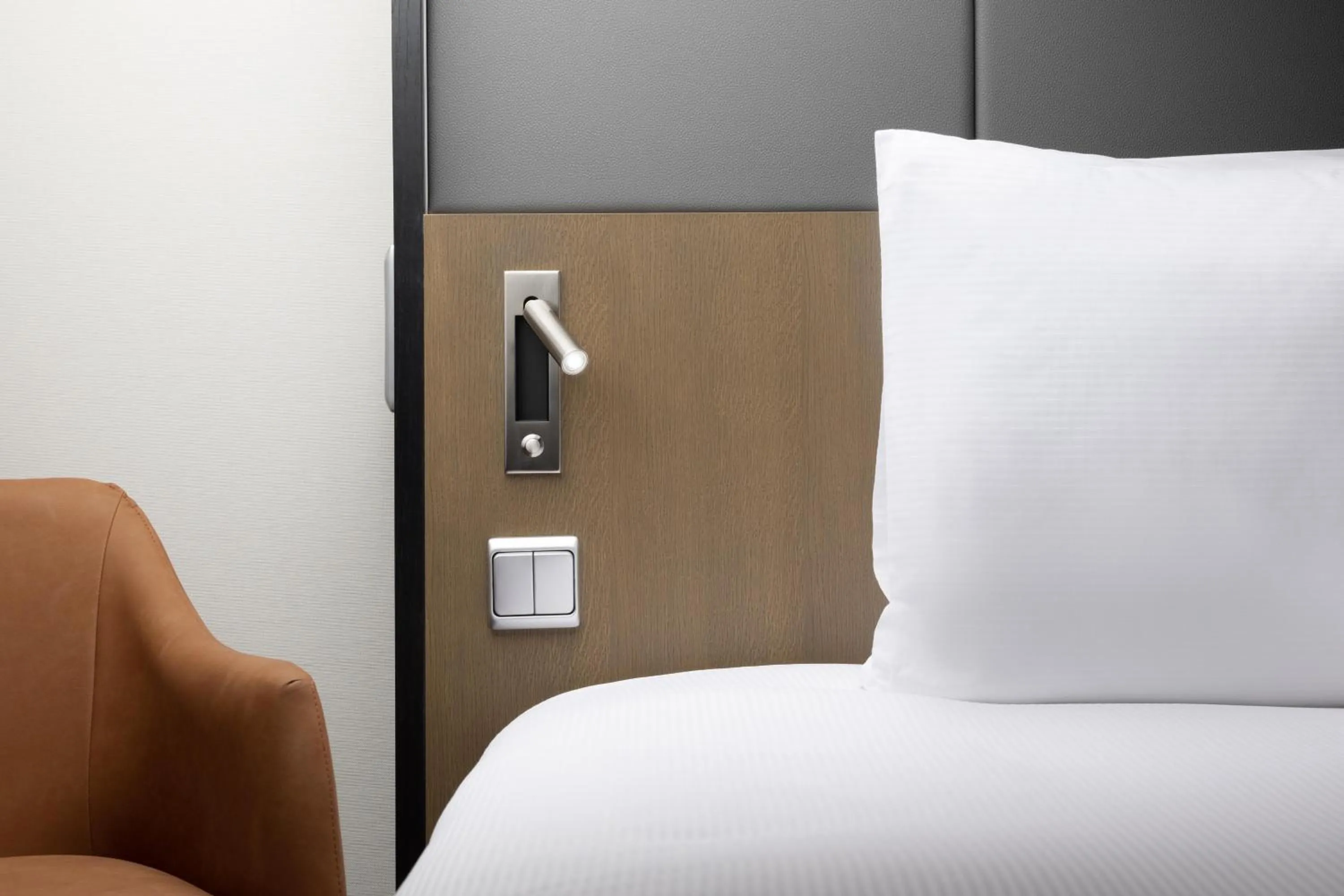 Bed in Hilton Prague Atrium