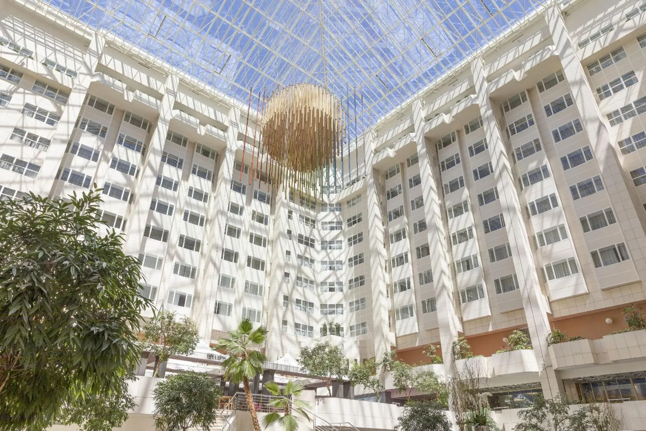 Lobby or reception in Hilton Prague Hotel Lobby or reception in Hilton Prague Hotel