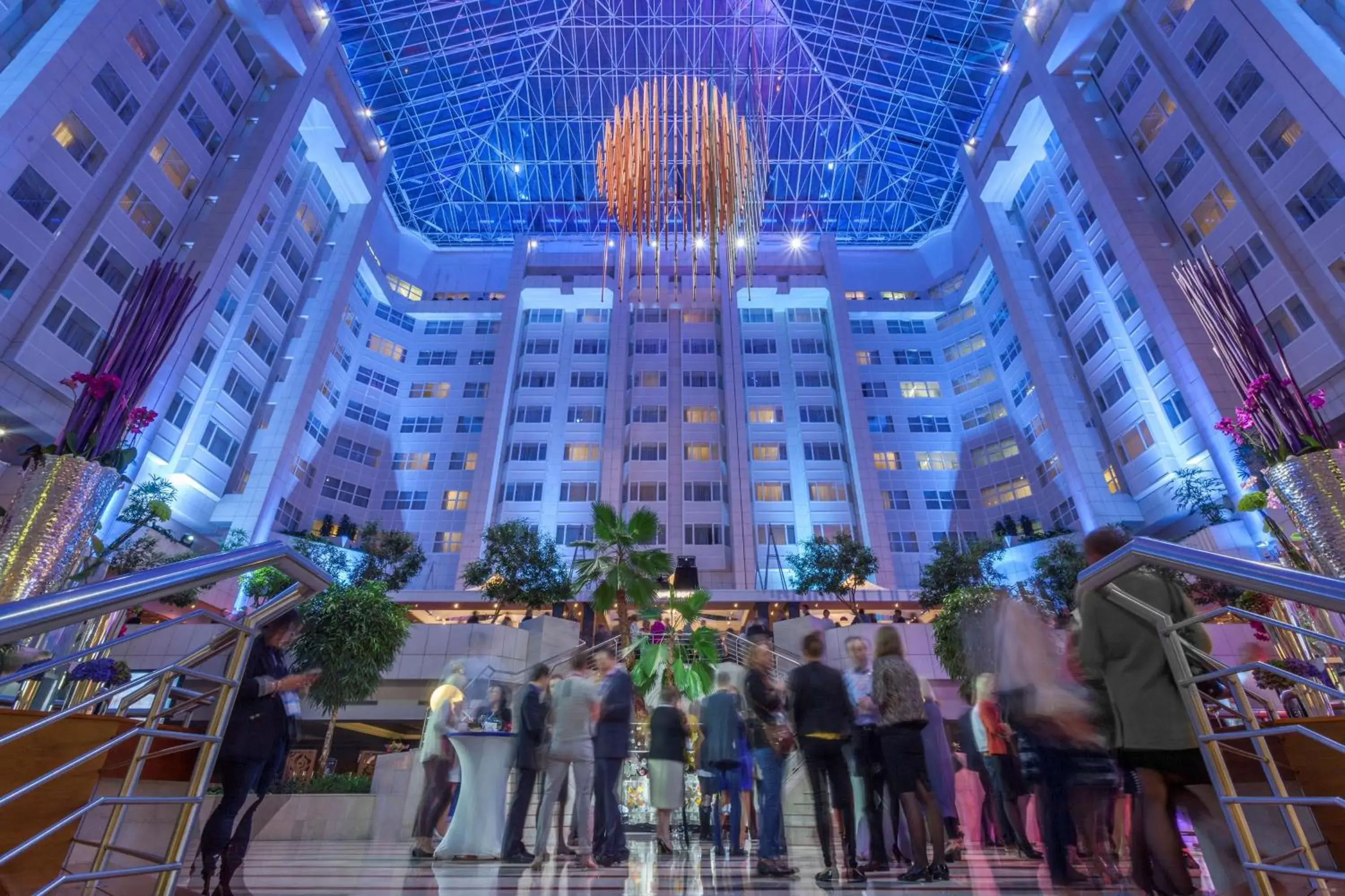 Lobby or reception in Hilton Prague Hotel Lobby or reception in Hilton Prague Hotel