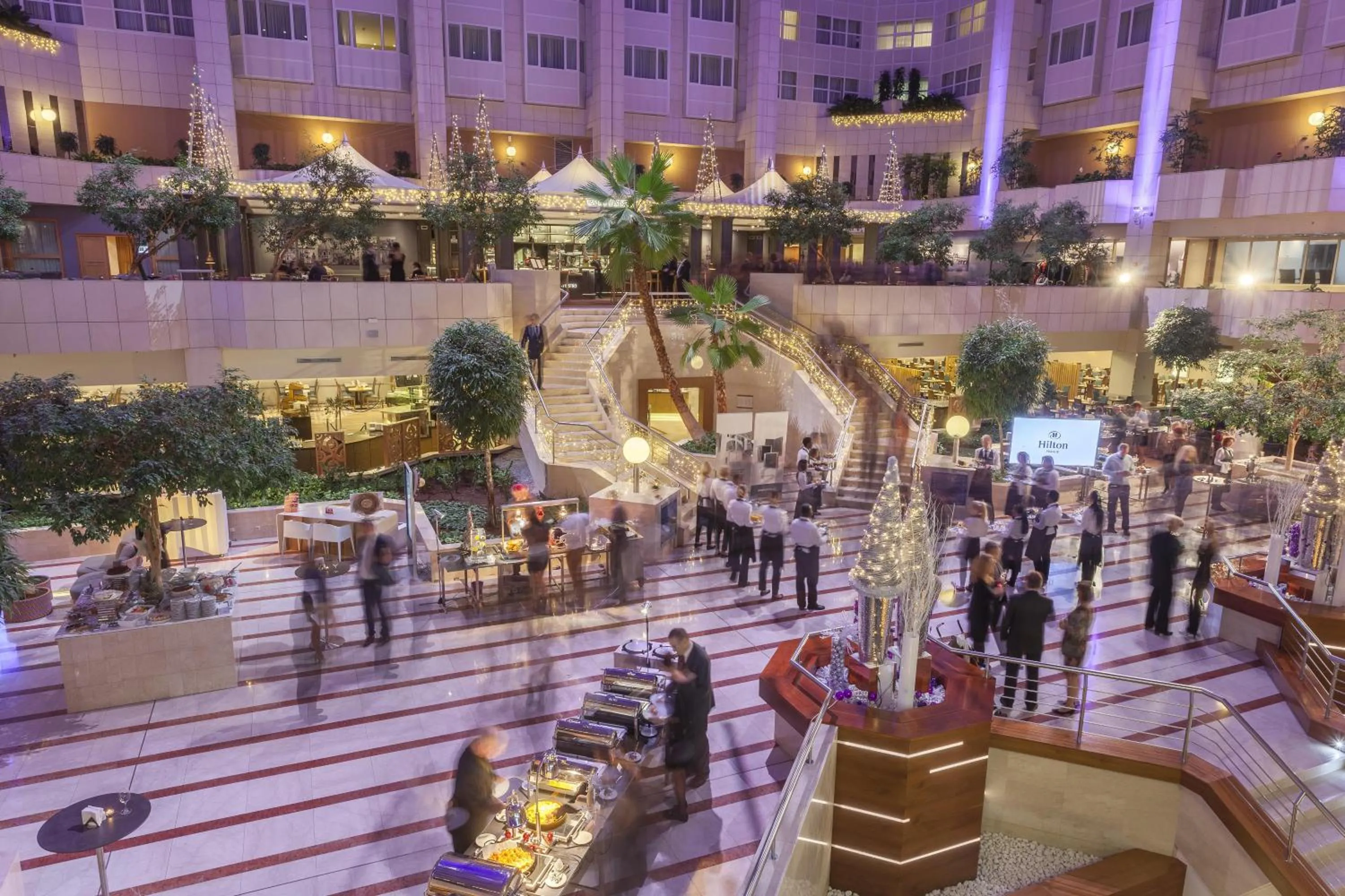 Lobby or reception in Hilton Prague Atrium