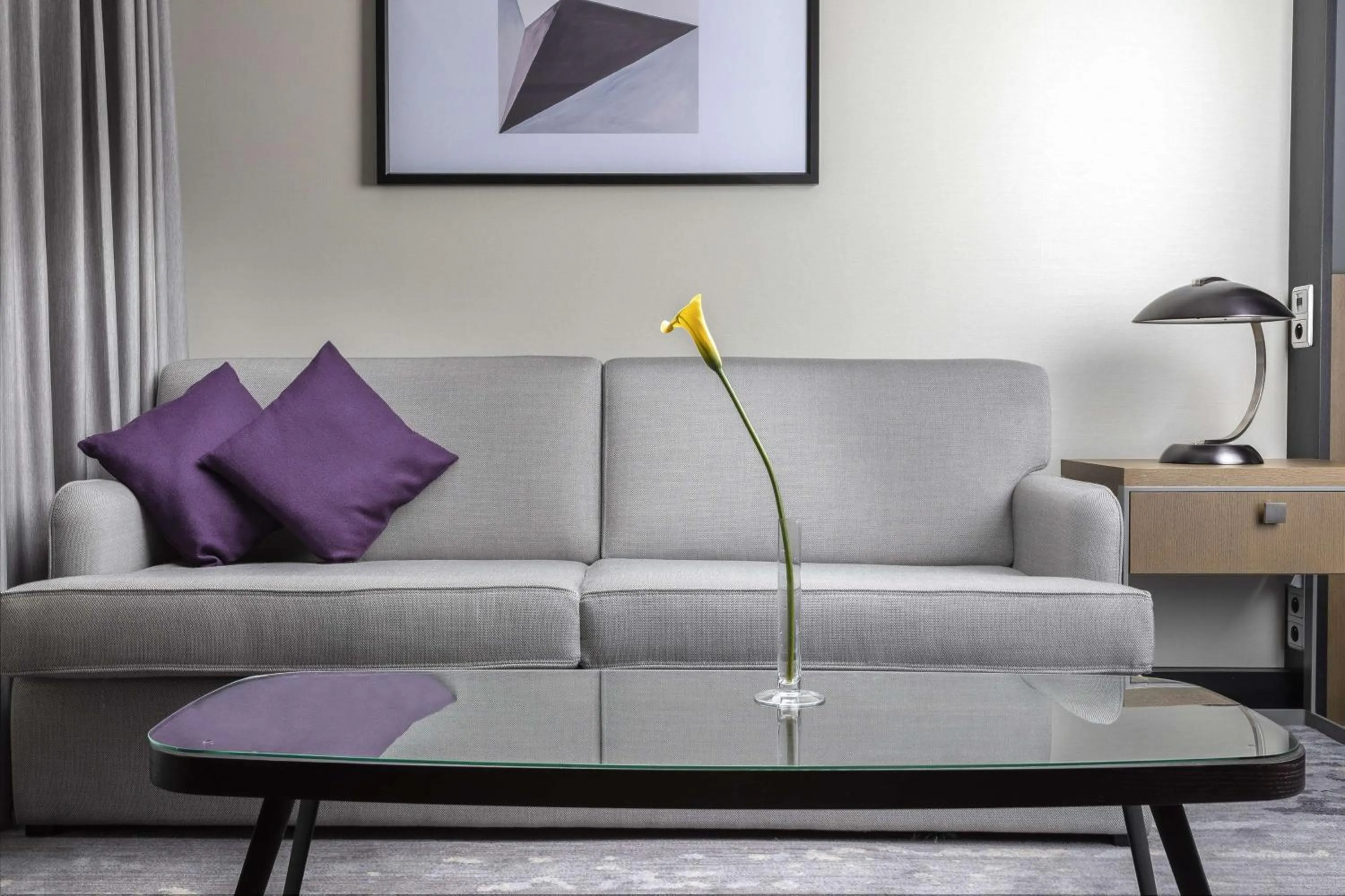 Living room in Hilton Prague Hotel