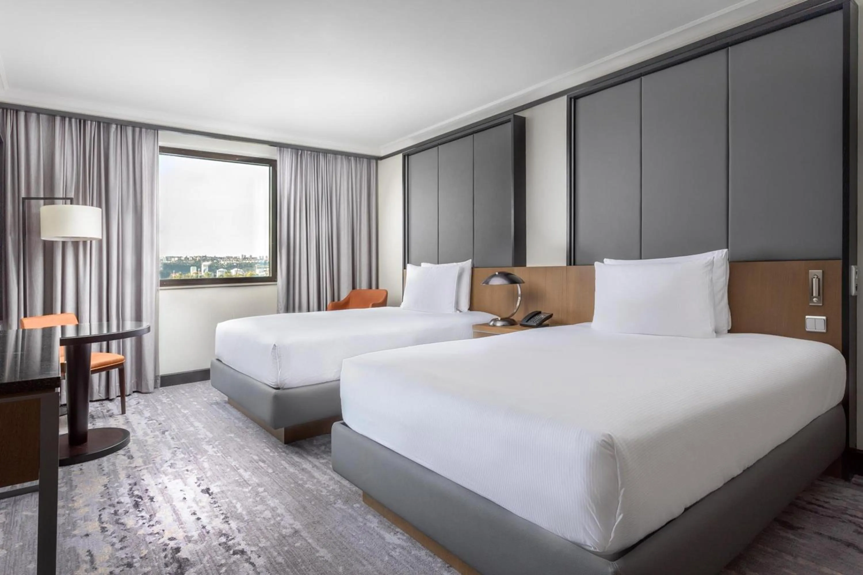 Bed in Hilton Prague Atrium