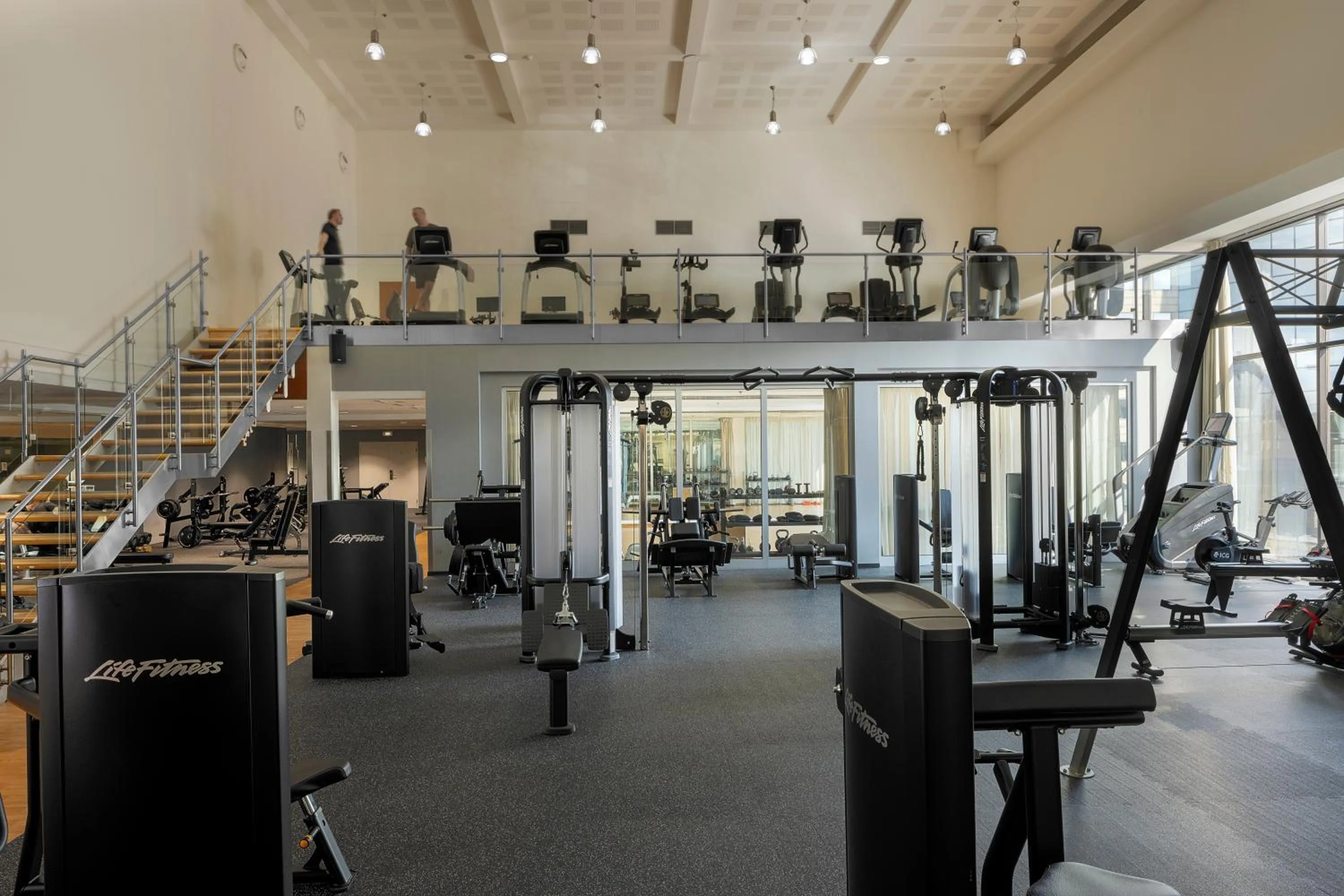 Fitness centre/facilities in Hilton Prague Hotel
