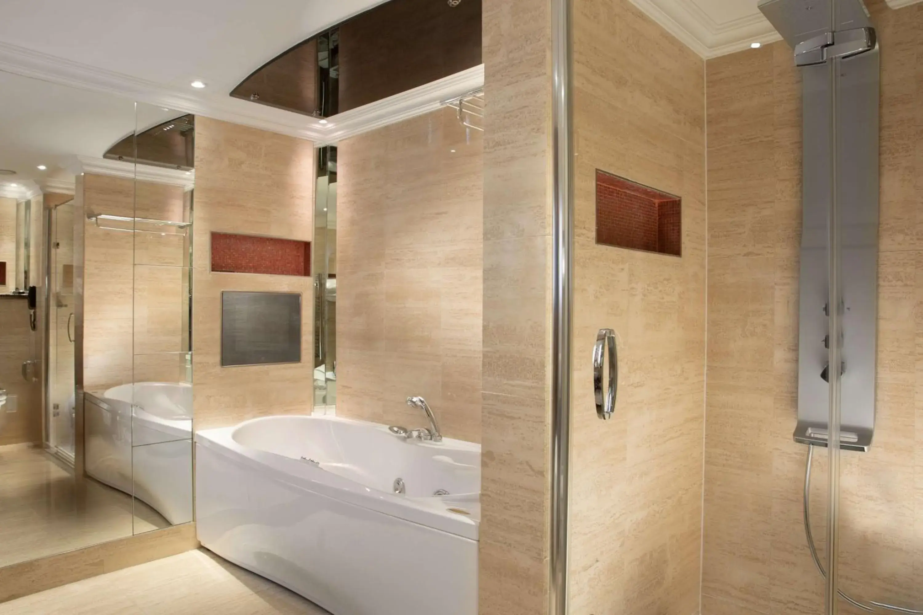 Bathroom in Hilton Prague Hotel Bathroom in Hilton Prague Hotel