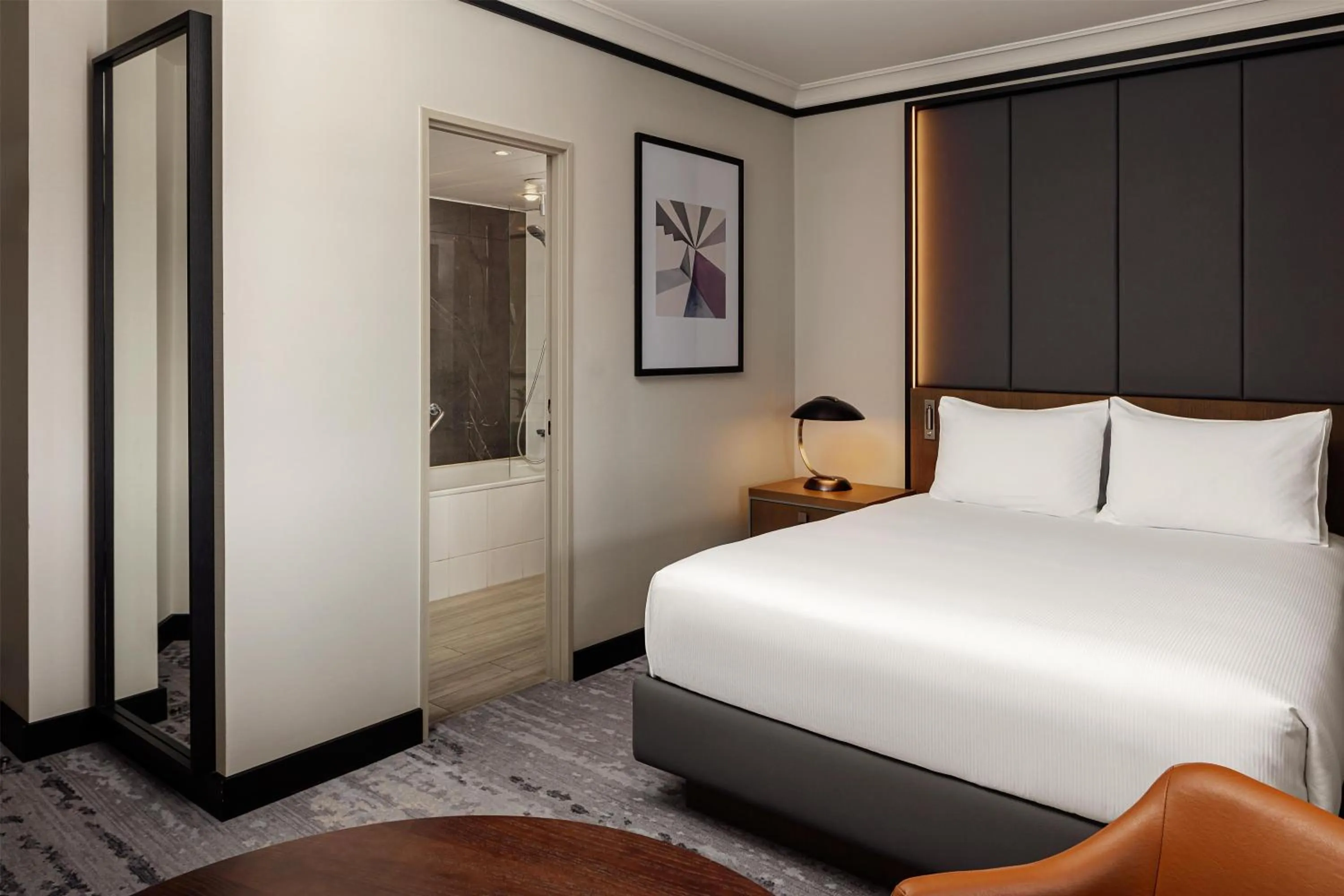 Bed in Hilton Prague Atrium