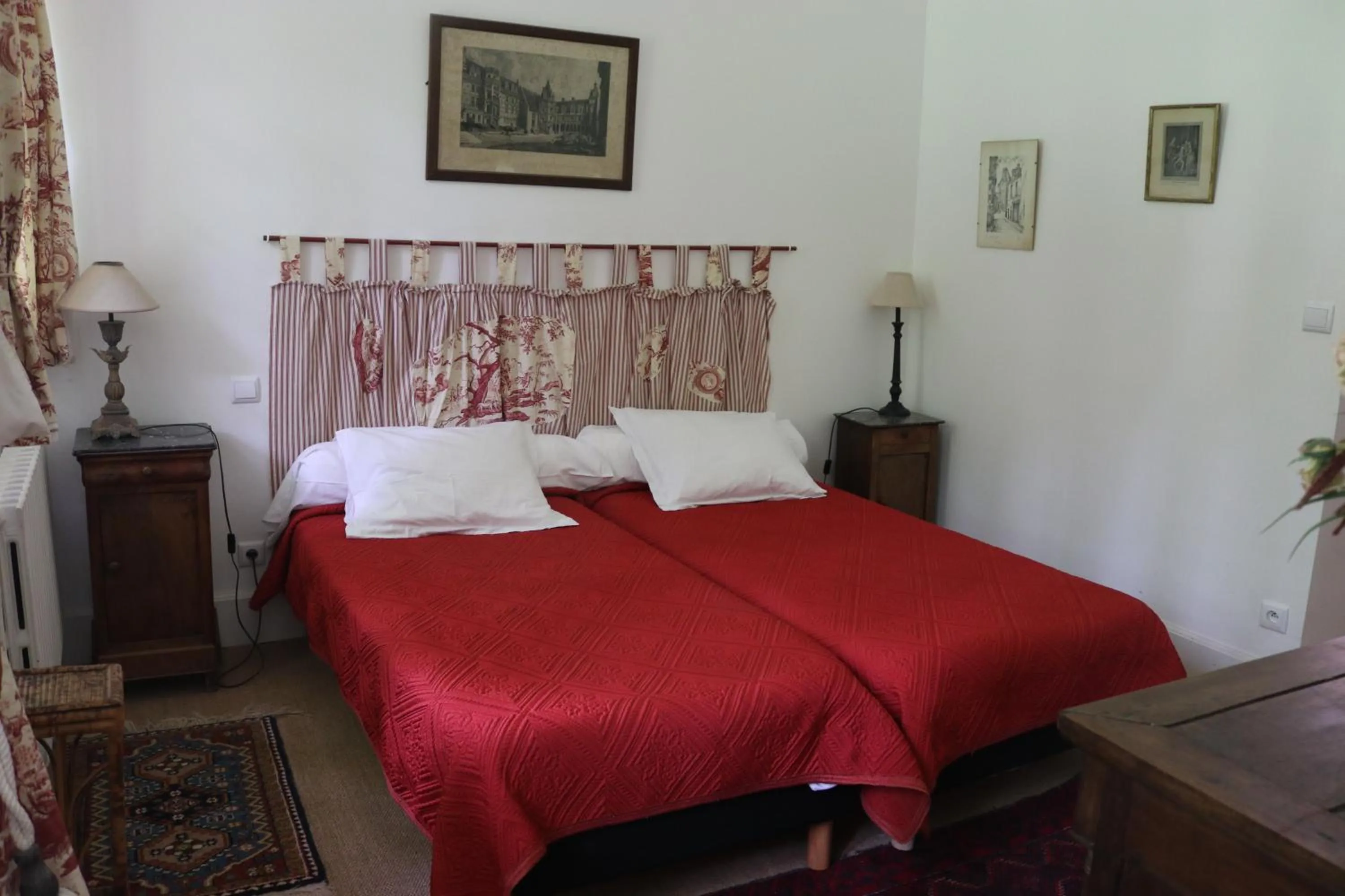 Bedroom, Bed in Maison d'hôtes Moulin du Bas Pesé