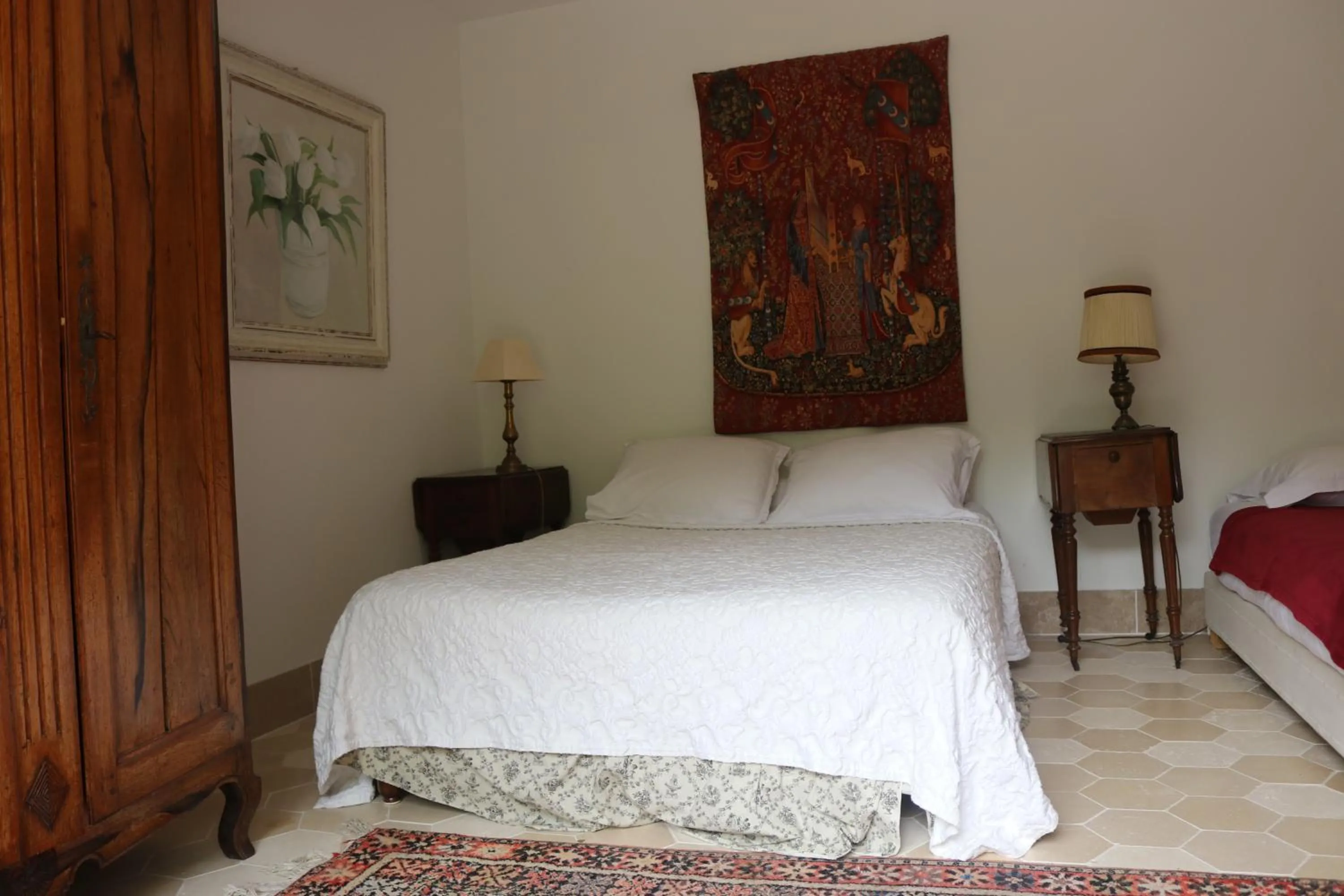 Bedroom, Bed in Maison d'hôtes Moulin du Bas Pesé