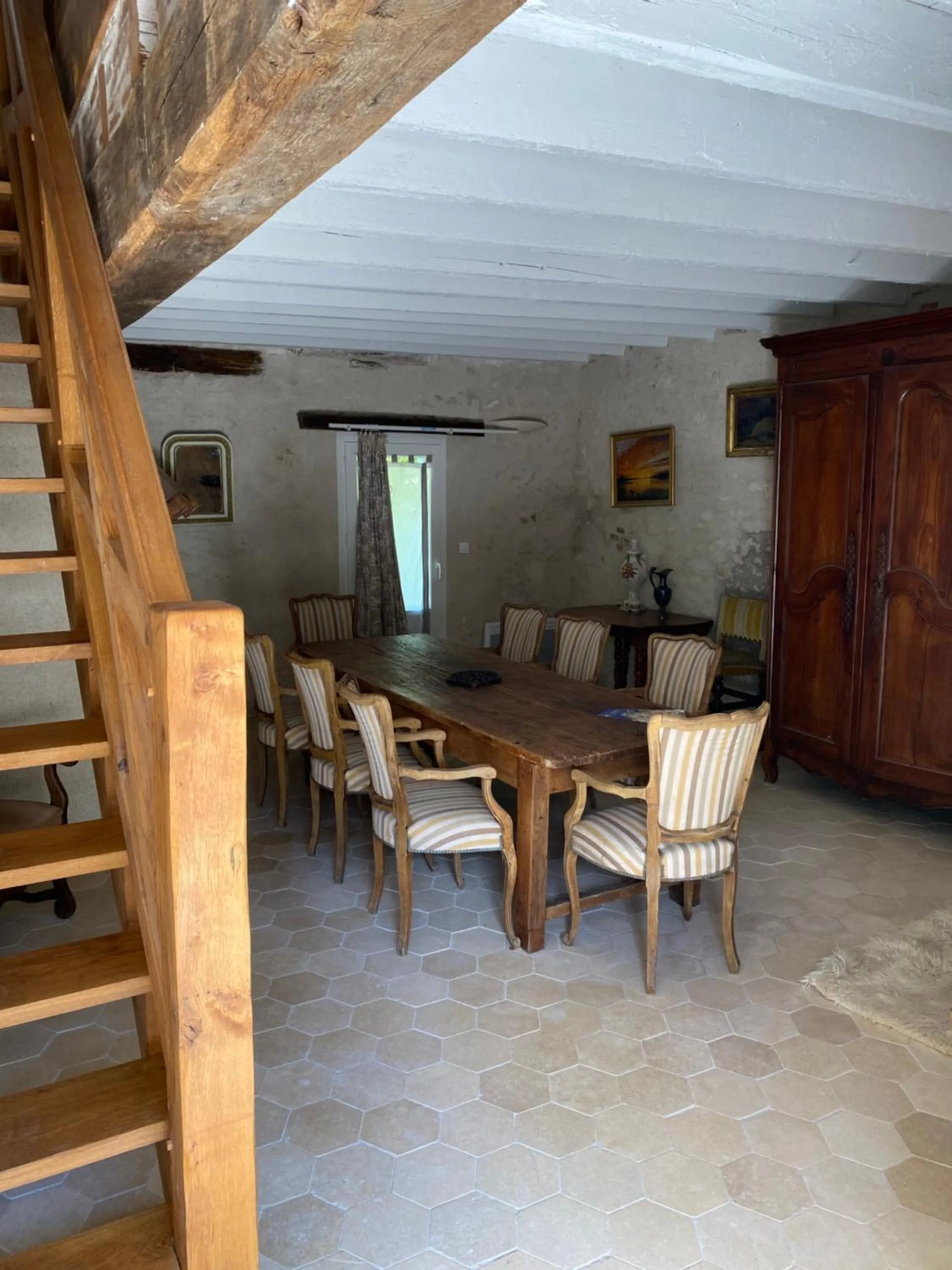 Dining area in Maison d'hôtes Moulin du Bas Pesé
