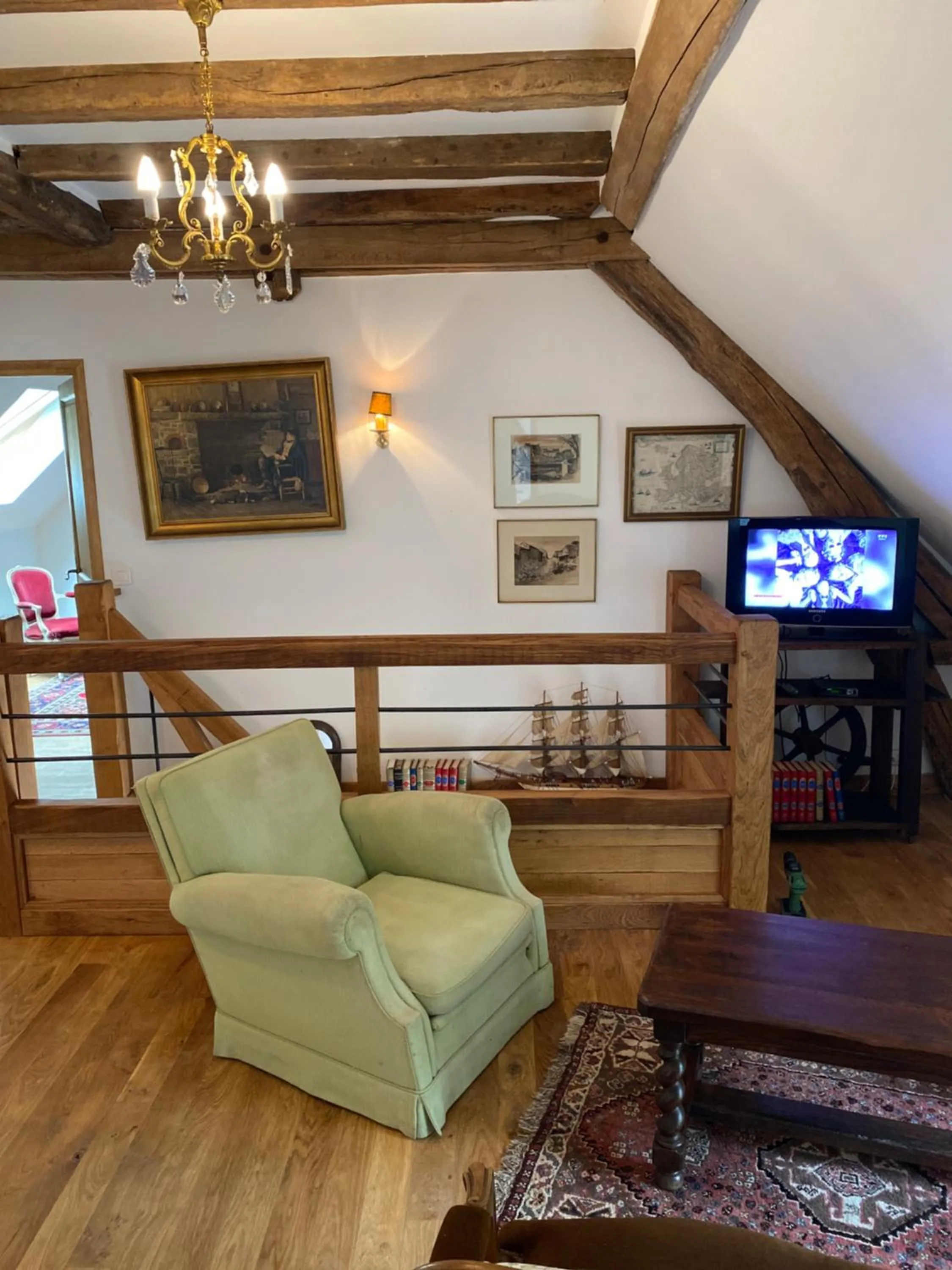 Living room in Maison d'hôtes Moulin du Bas Pesé