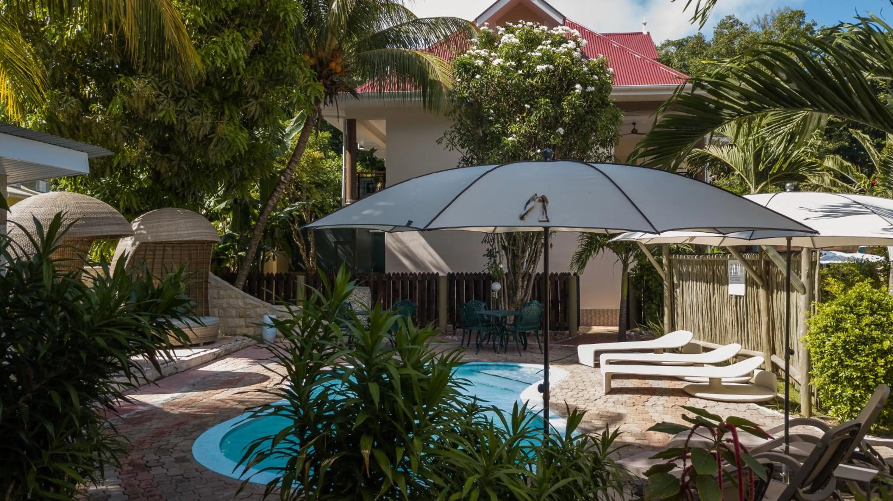 Pool view in Casa De Leela Self Catering Guest House