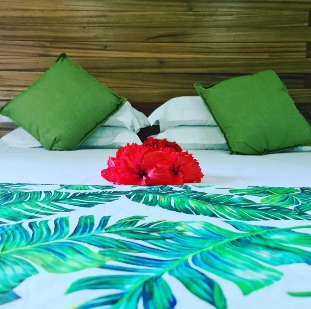 Bed in Casa De Leela Self Catering Guest House