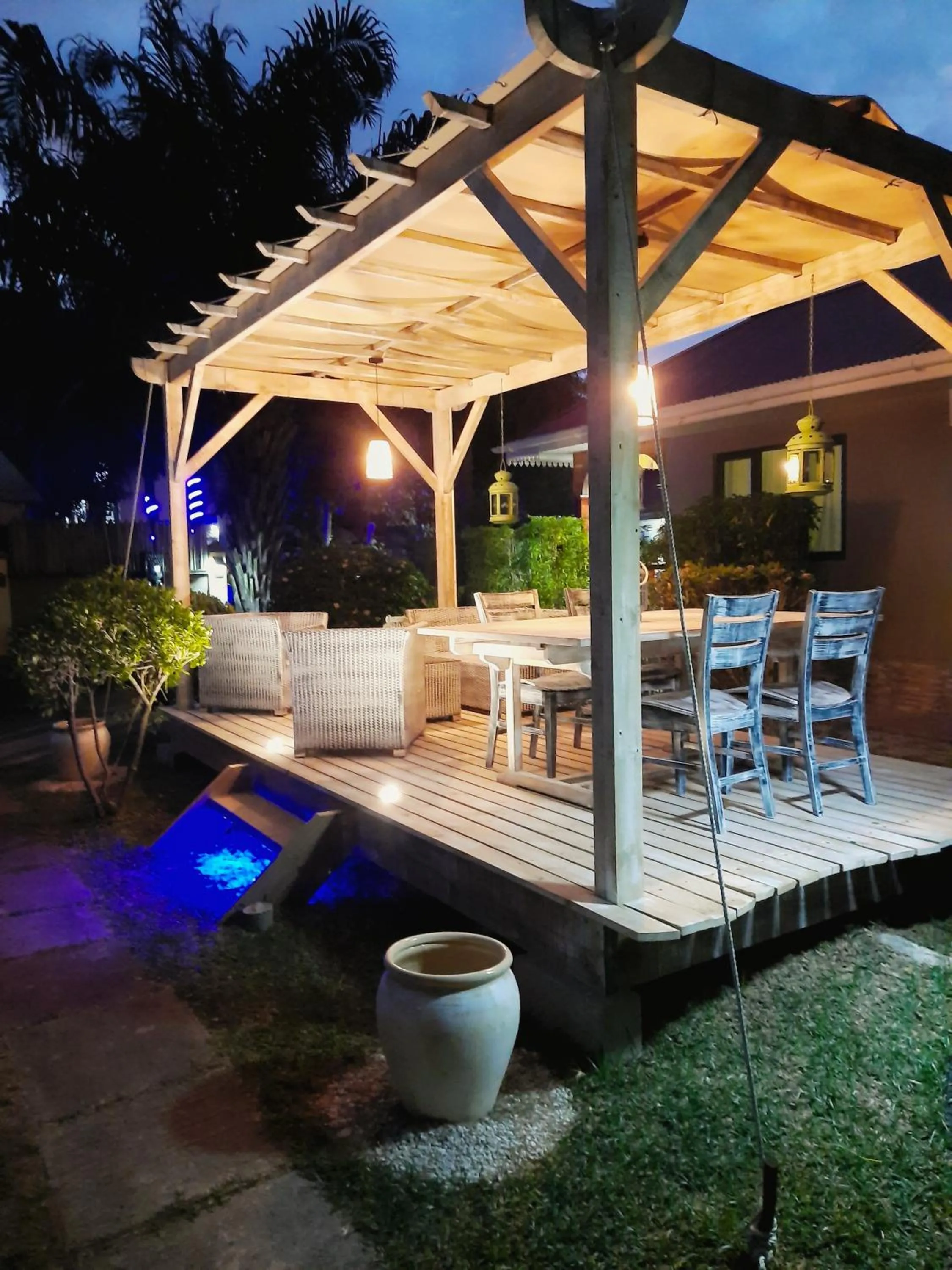 Patio in Casa De Leela Self Catering Guest House
