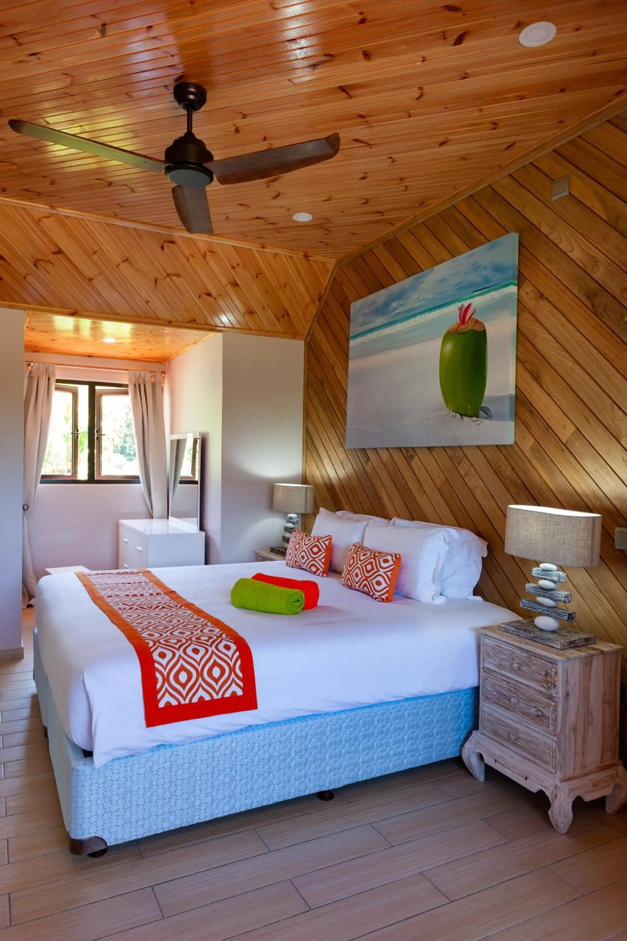 Bed in Casa De Leela Self Catering Guest House