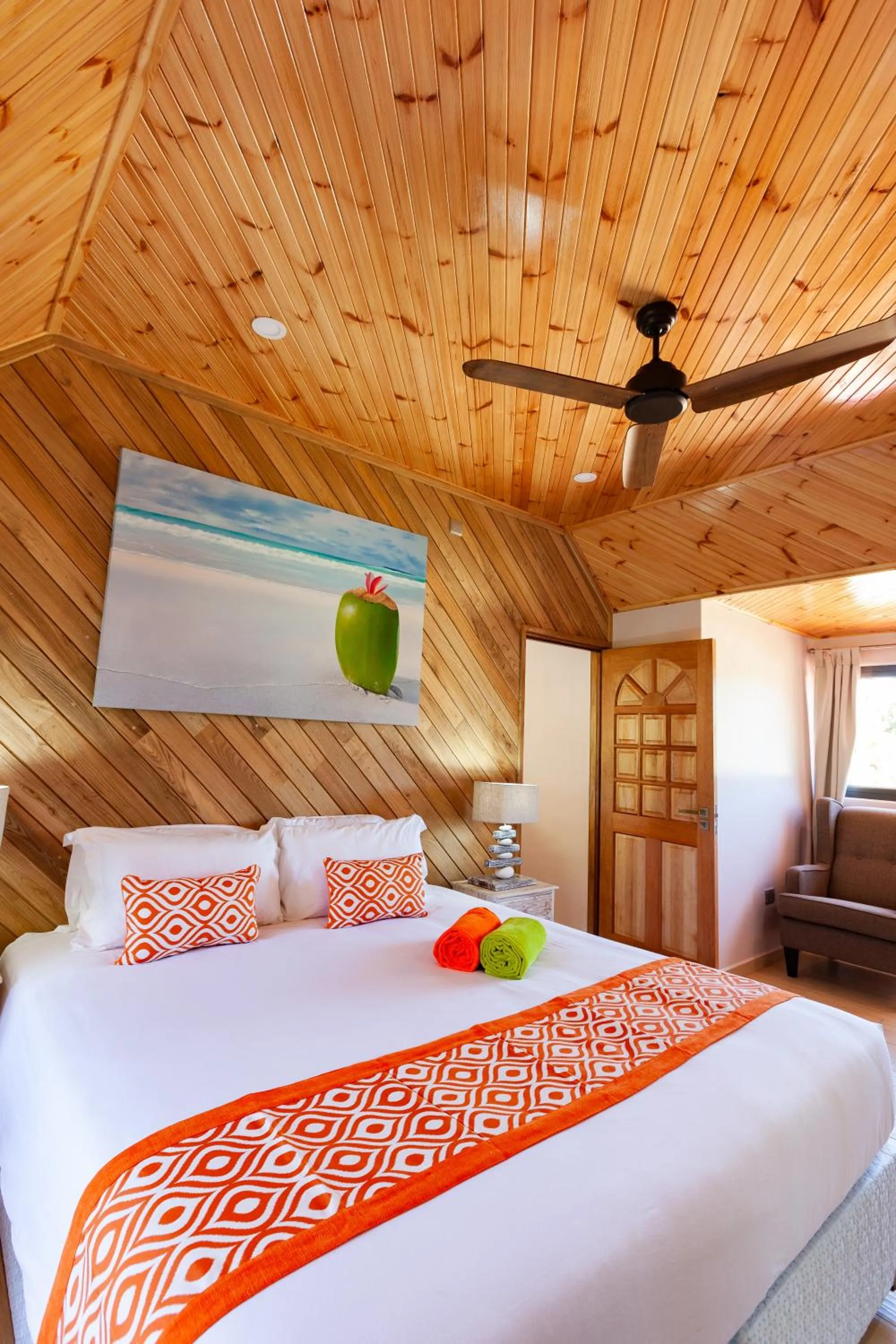 Bed in Casa De Leela Self Catering Guest House