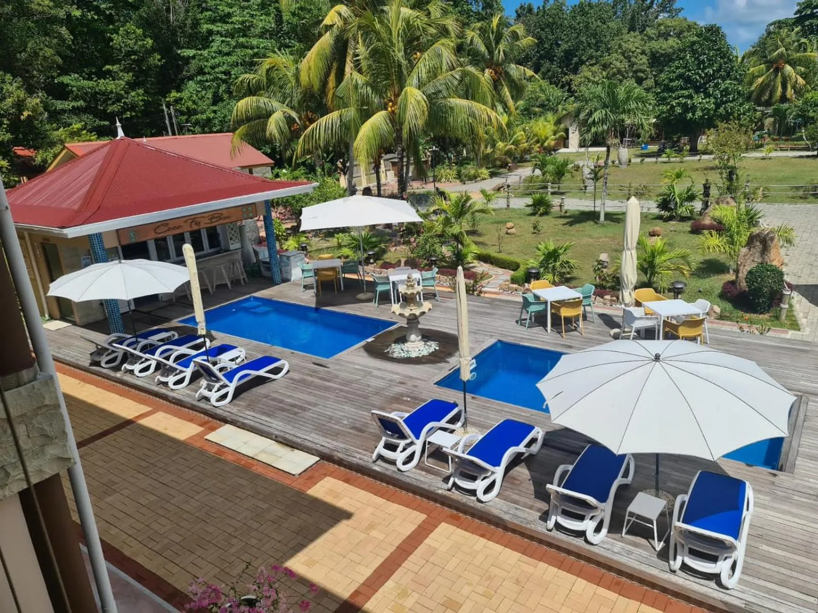 Pool view in Casa De Leela Self Catering Guest House