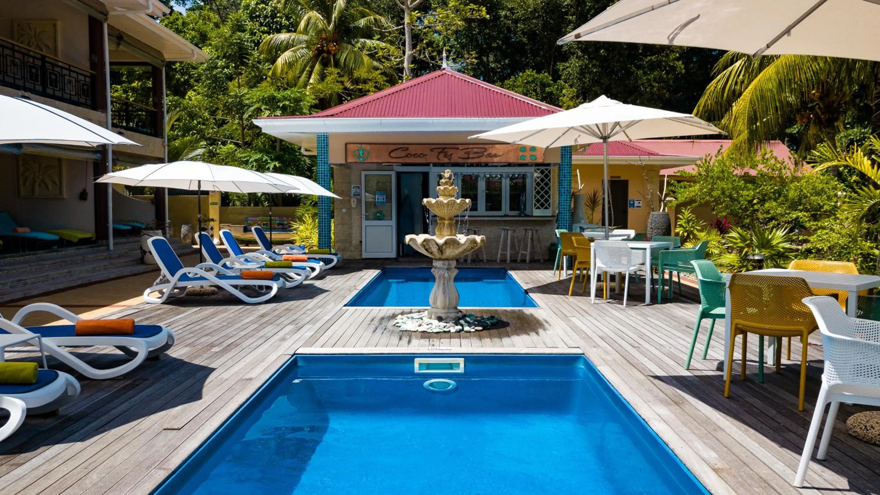 Pool view in Casa De Leela Self Catering Guest House