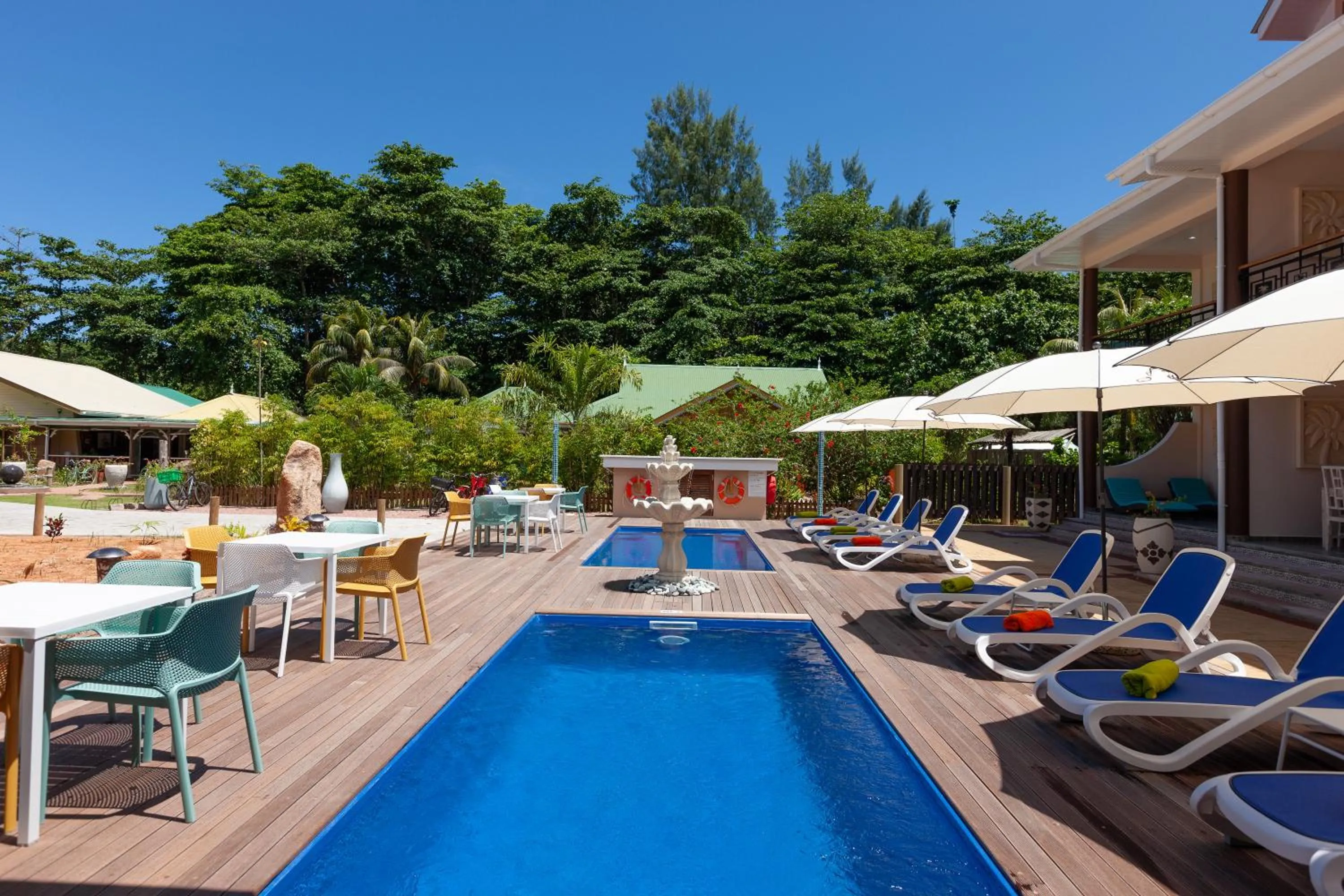 Pool view in Casa De Leela Self Catering Guest House
