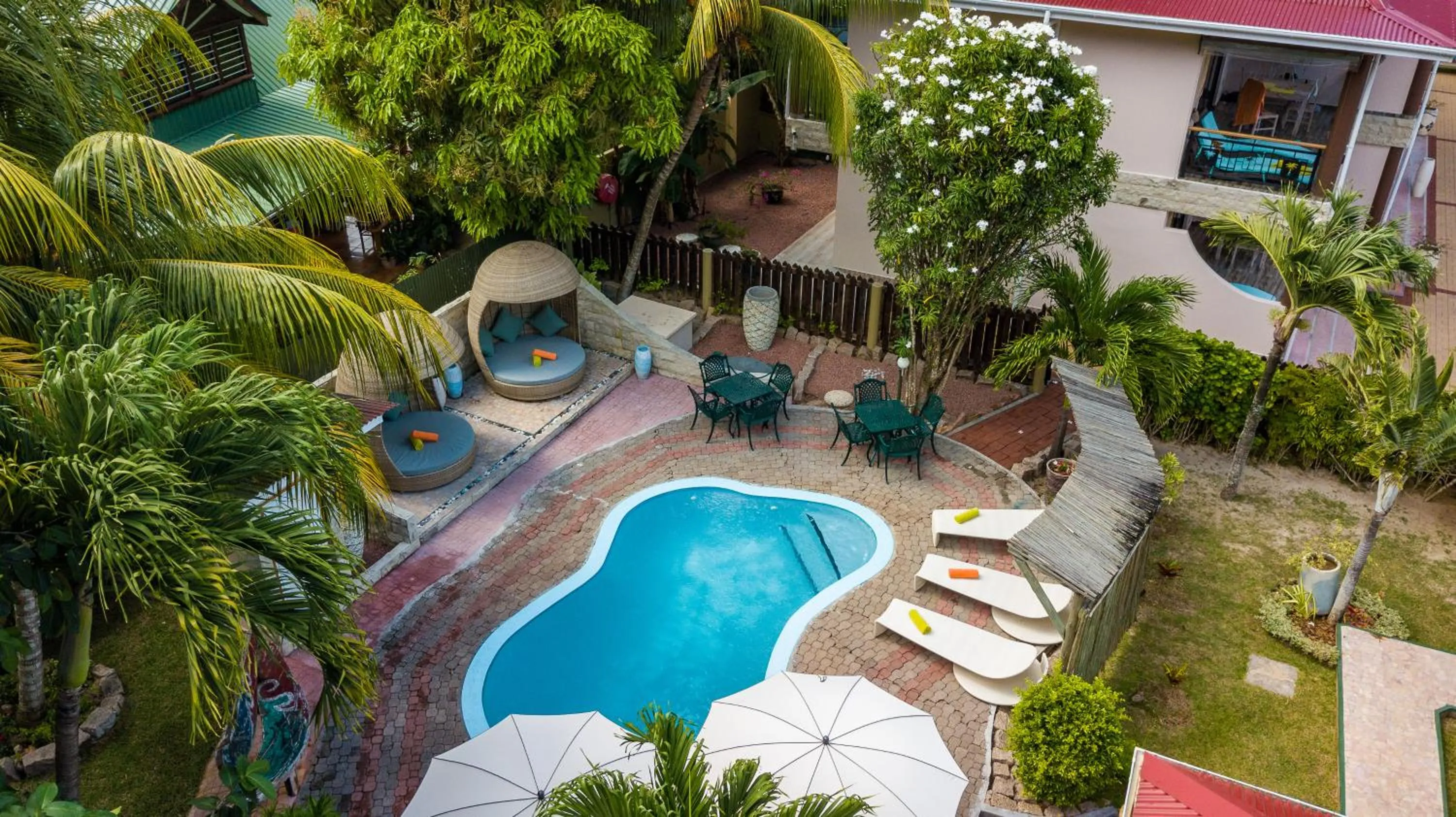 Pool view in Casa De Leela Self Catering Guest House