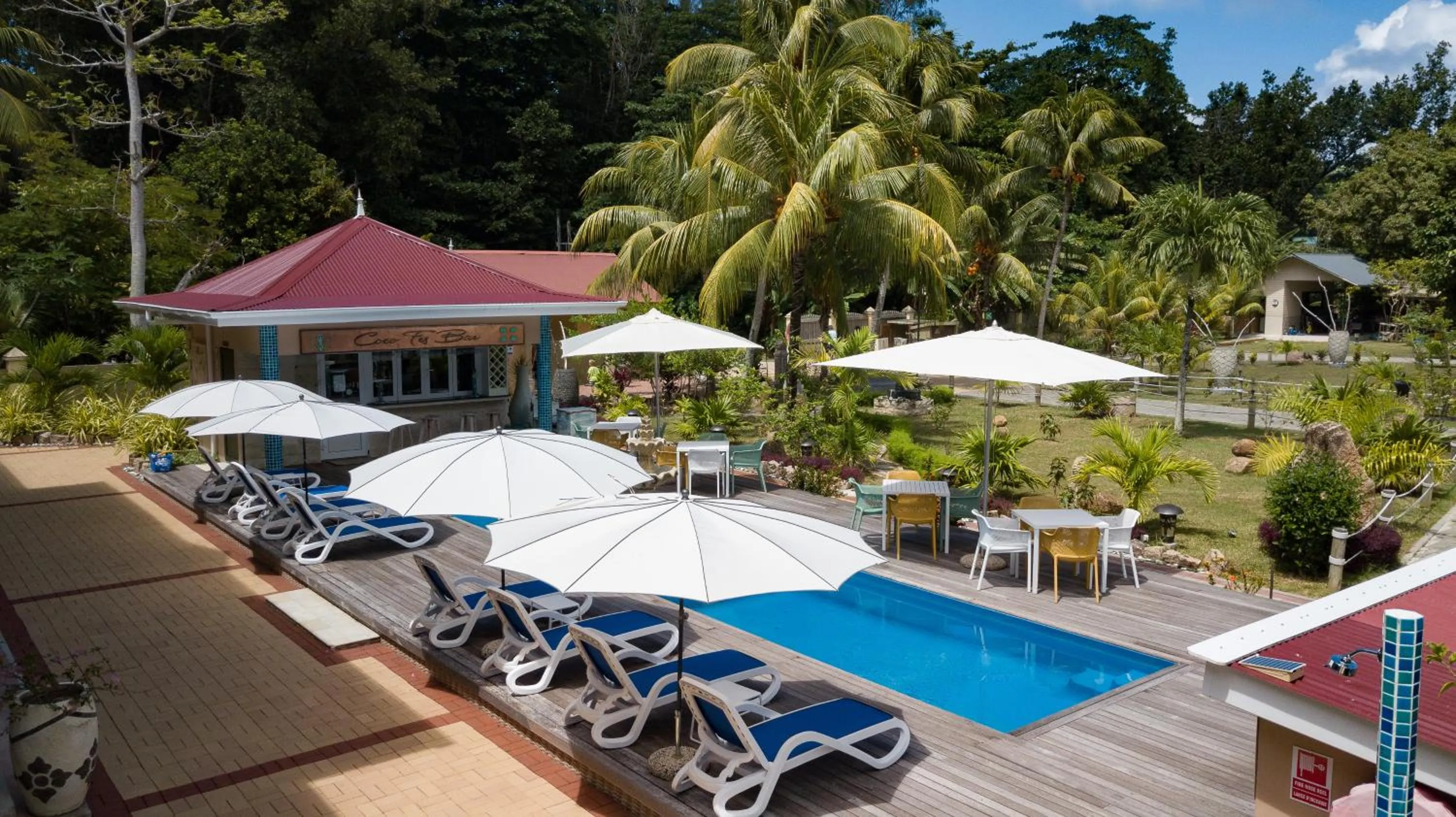 Pool view in Casa De Leela Self Catering Guest House
