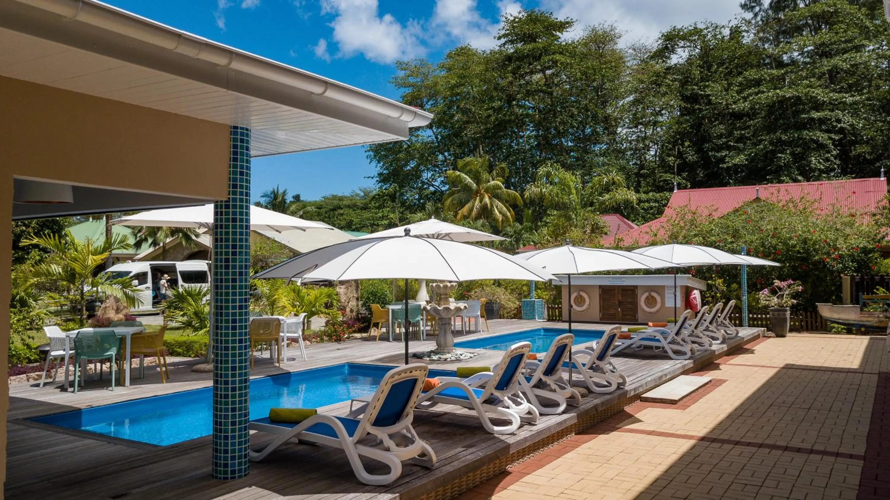 Pool view in Casa De Leela Self Catering Guest House