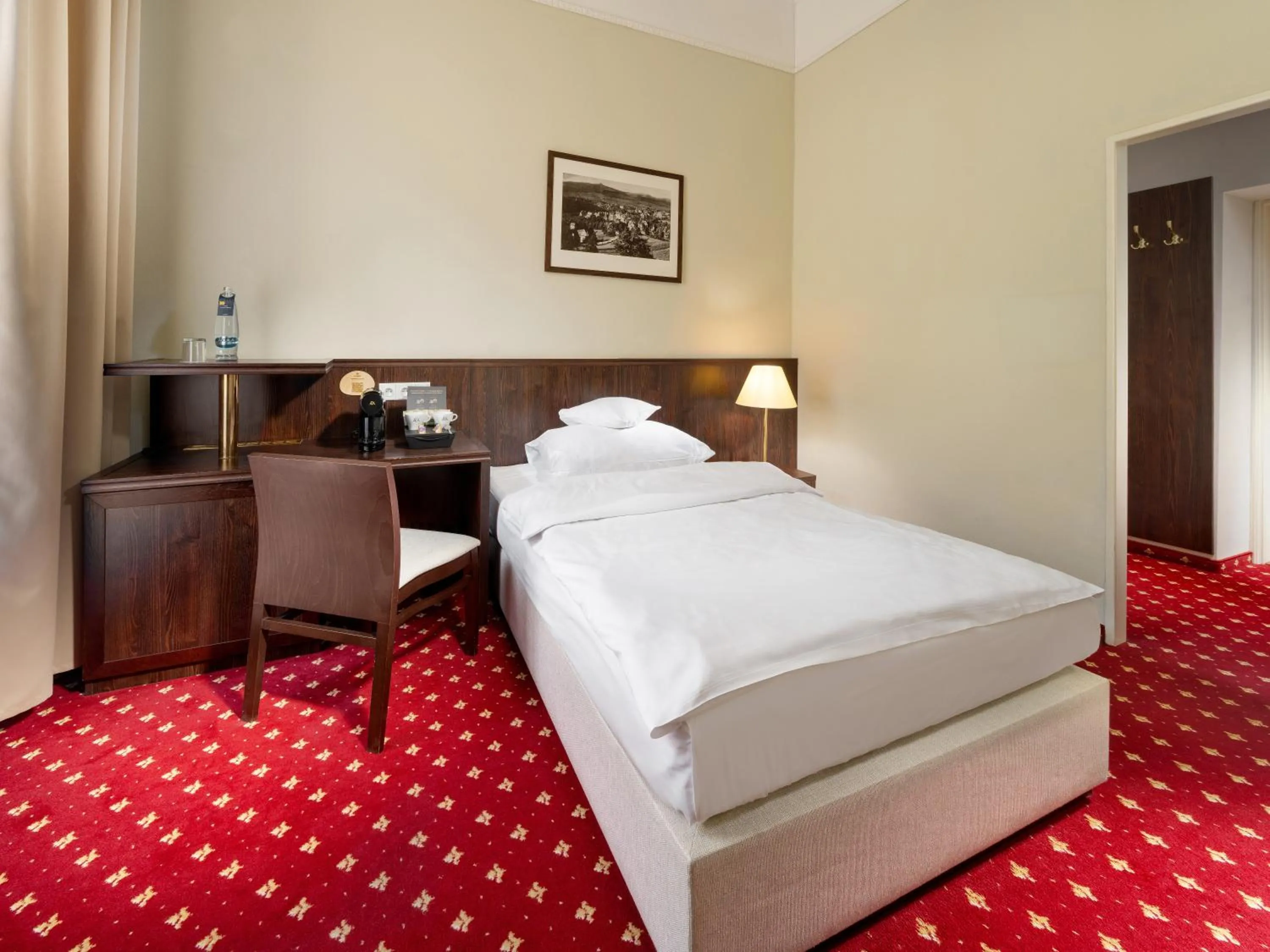 Bedroom, Bed in Clarion Grandhotel Zlaty Lev