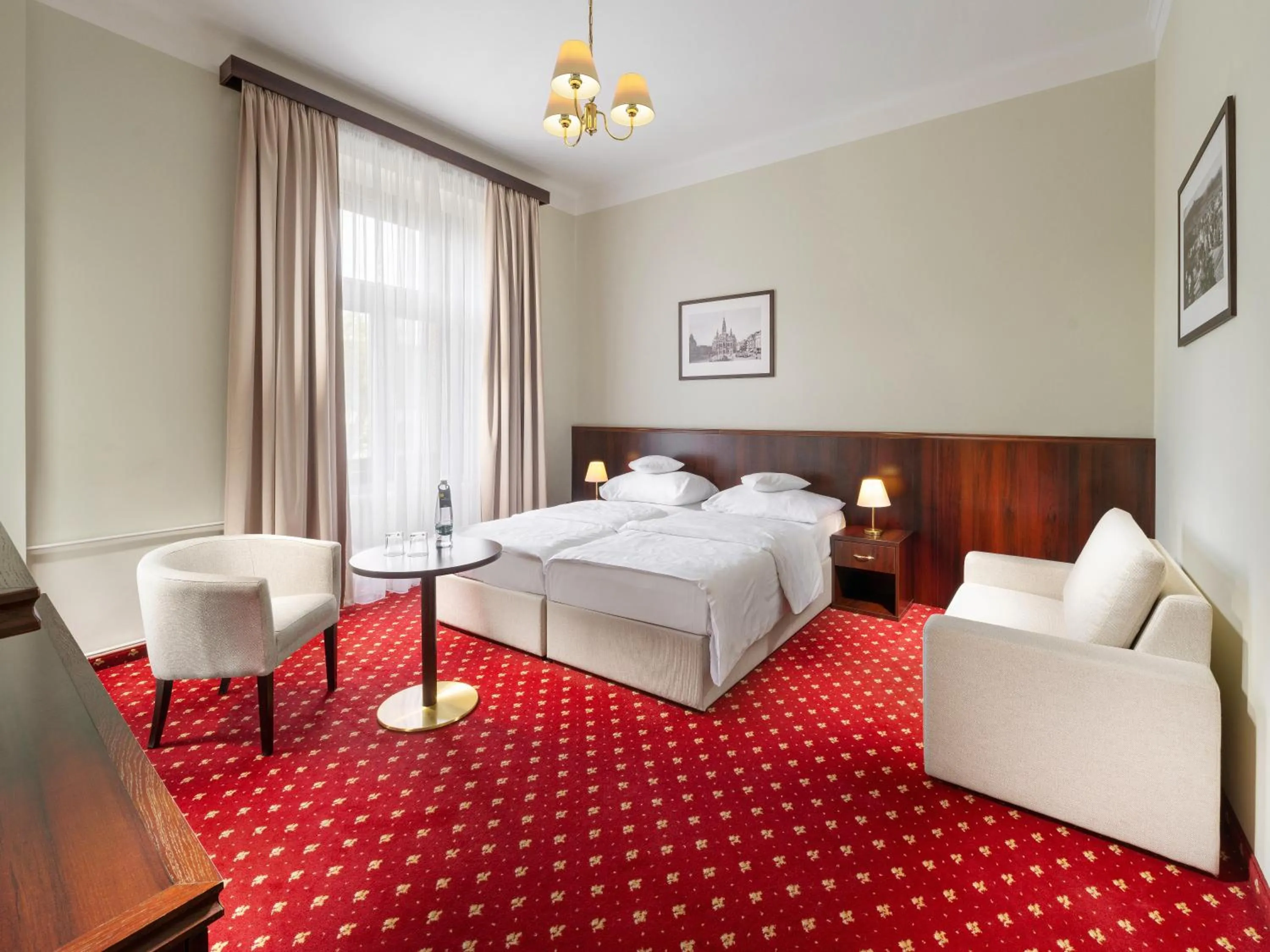 Bedroom, Bed in Clarion Grandhotel Zlaty Lev