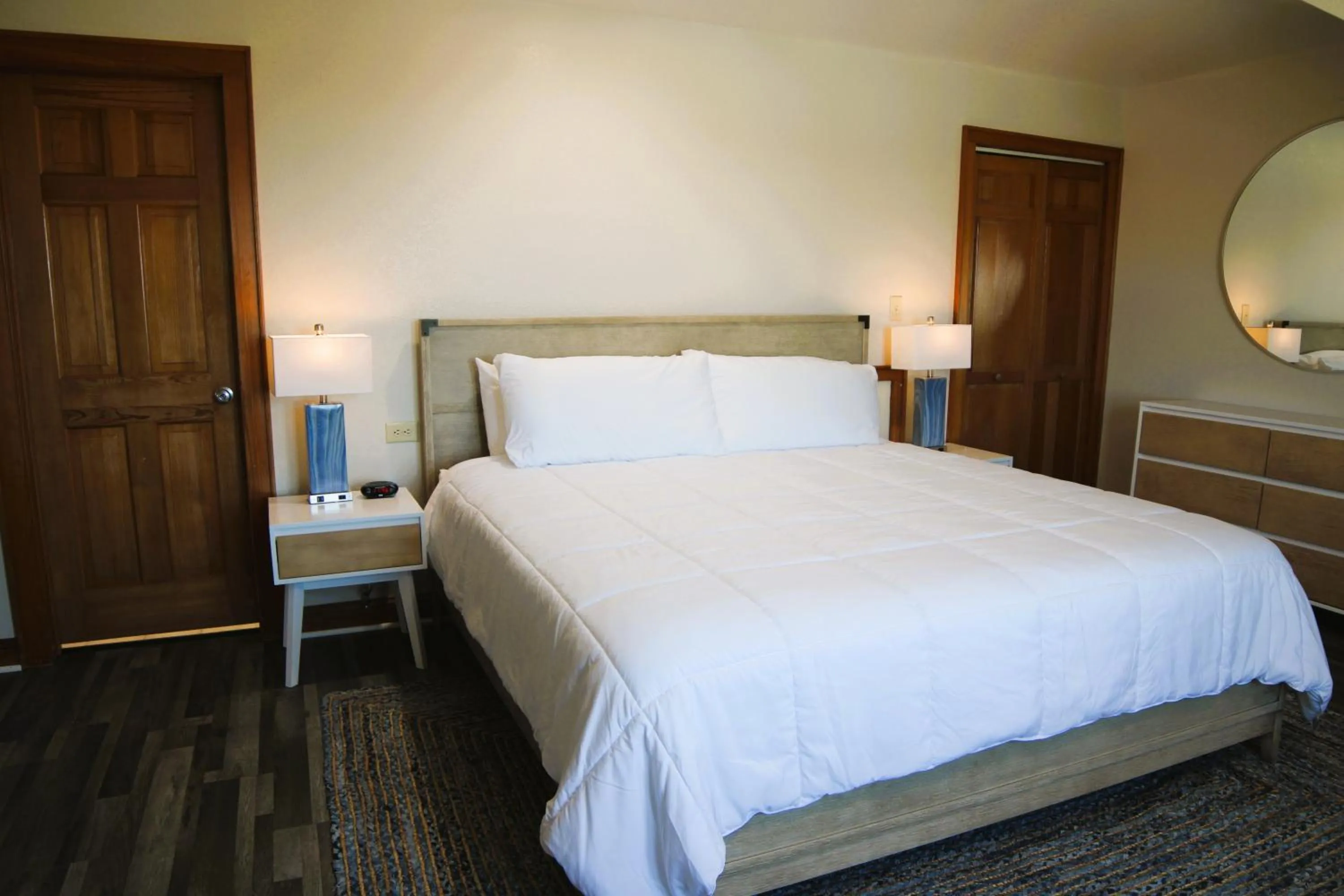 Bed in Pony Island Inn