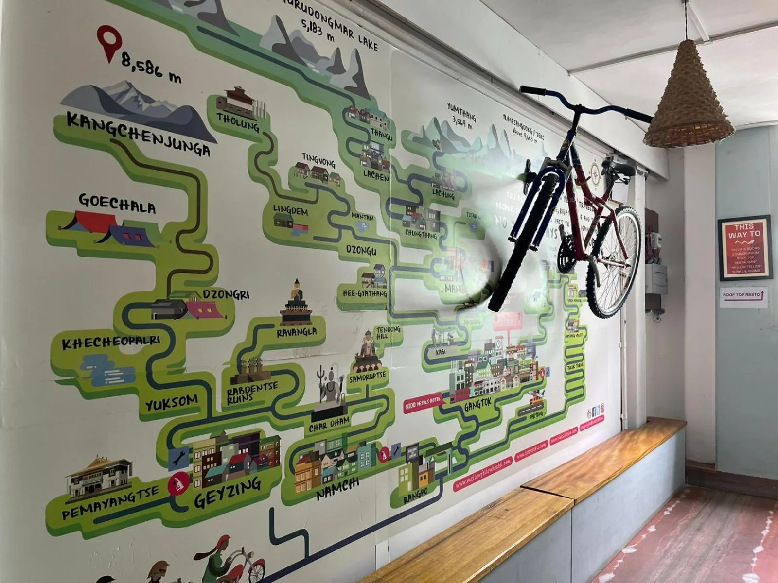 Property building in Mellow Fellow Hostel